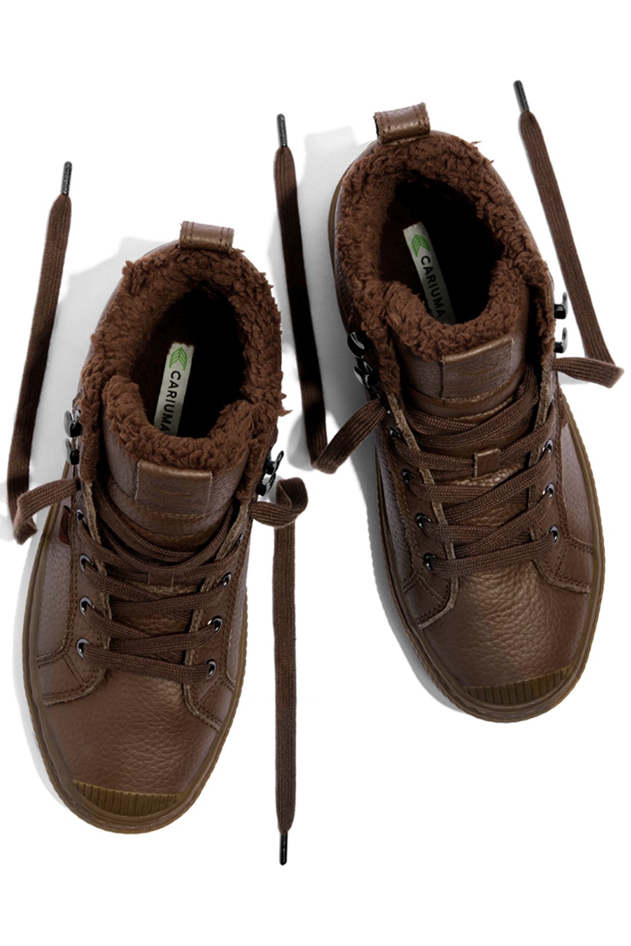OCA THERMA HIGH HOOKS BROWN PREMIUM LEATHER BOOT BROWN 4