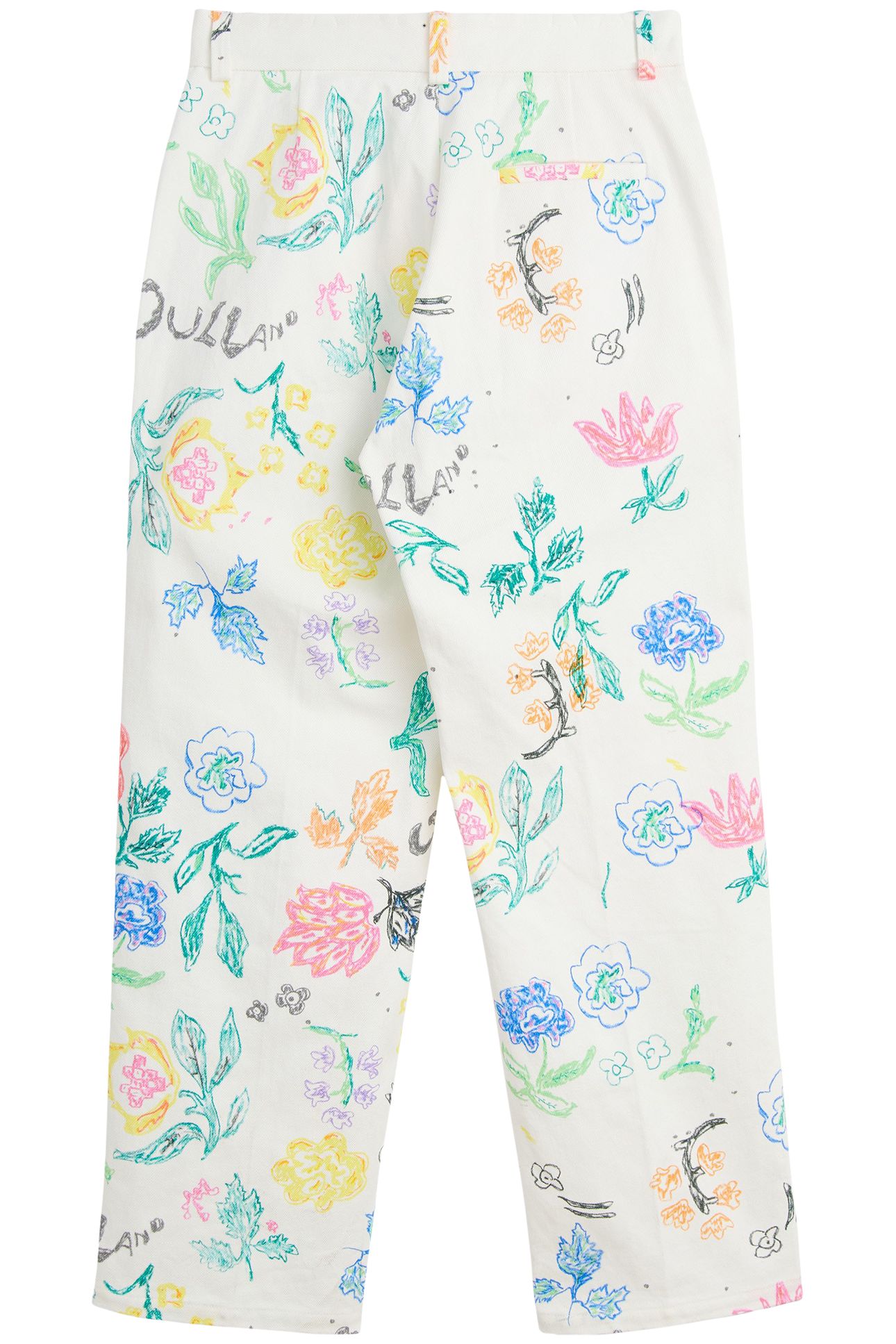 ULA PANTS WHITE AOP 2