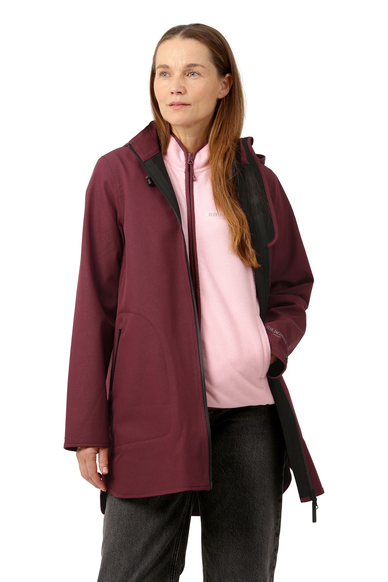 RAIN13 RAIN JACKETS MAROON BANNER 1