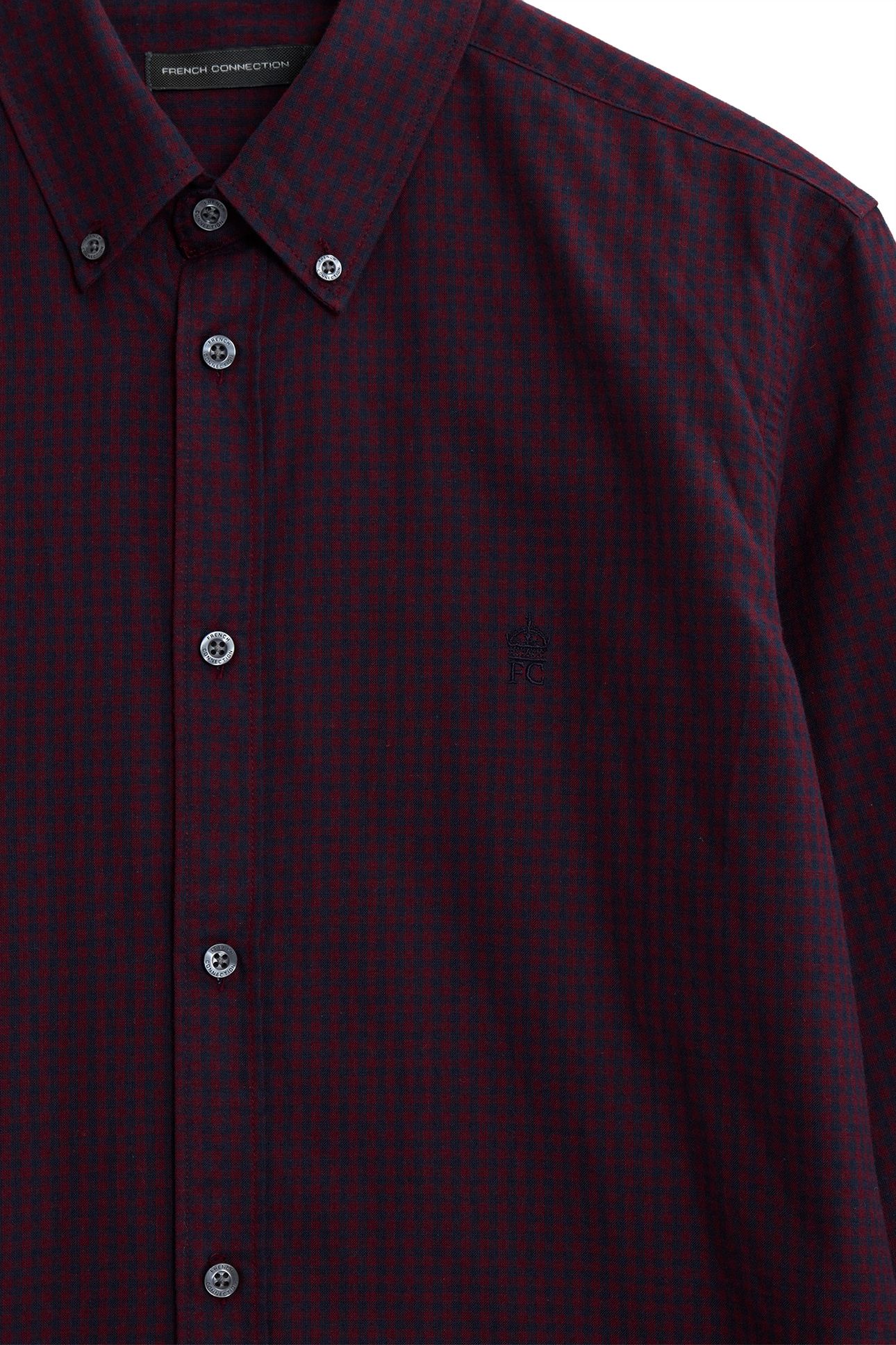 GINGHAM LS CHATEAUX/MARINE 3