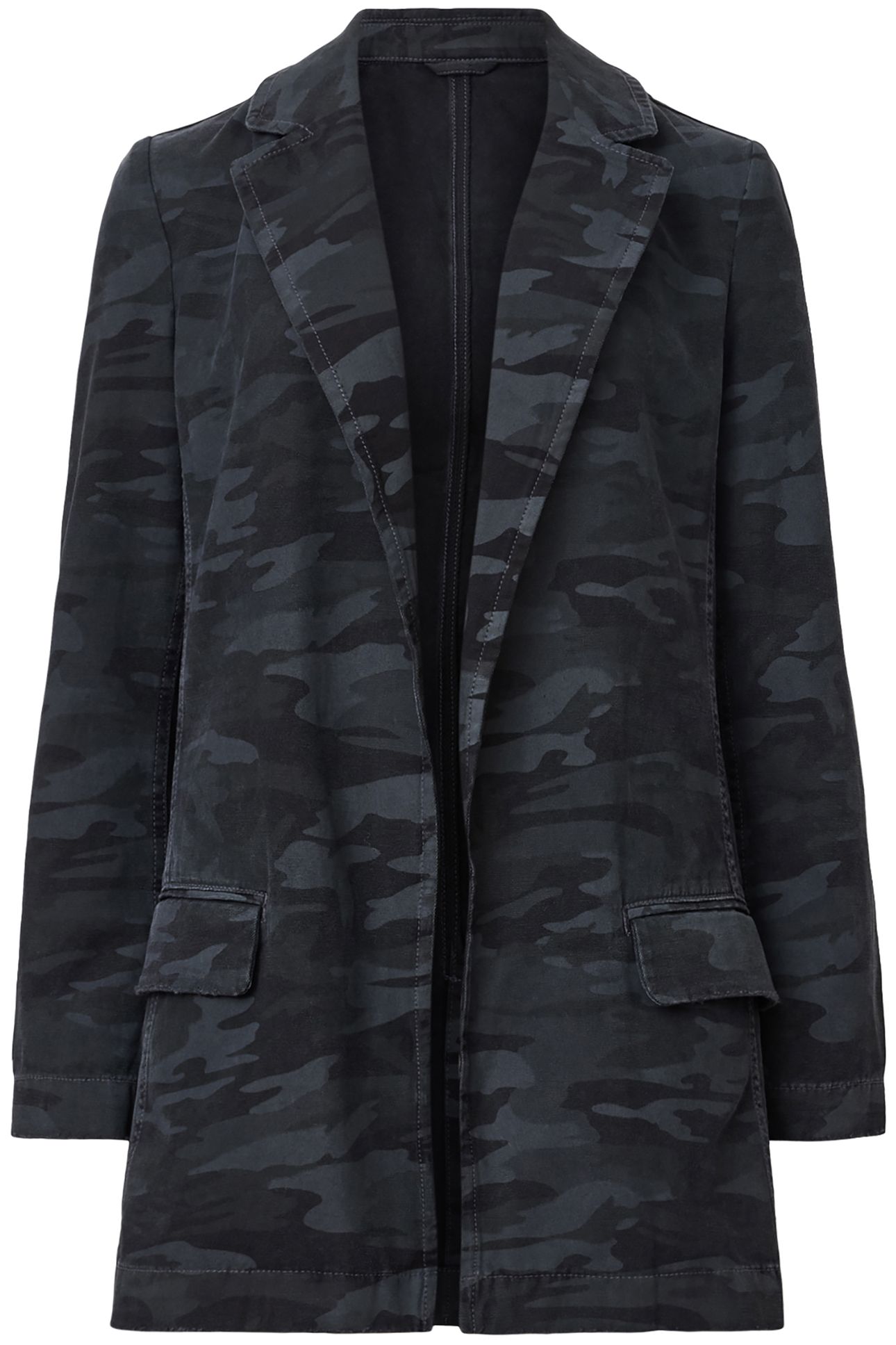 ALEIDA DENIM BLAZER CAMO INK BLUE 6