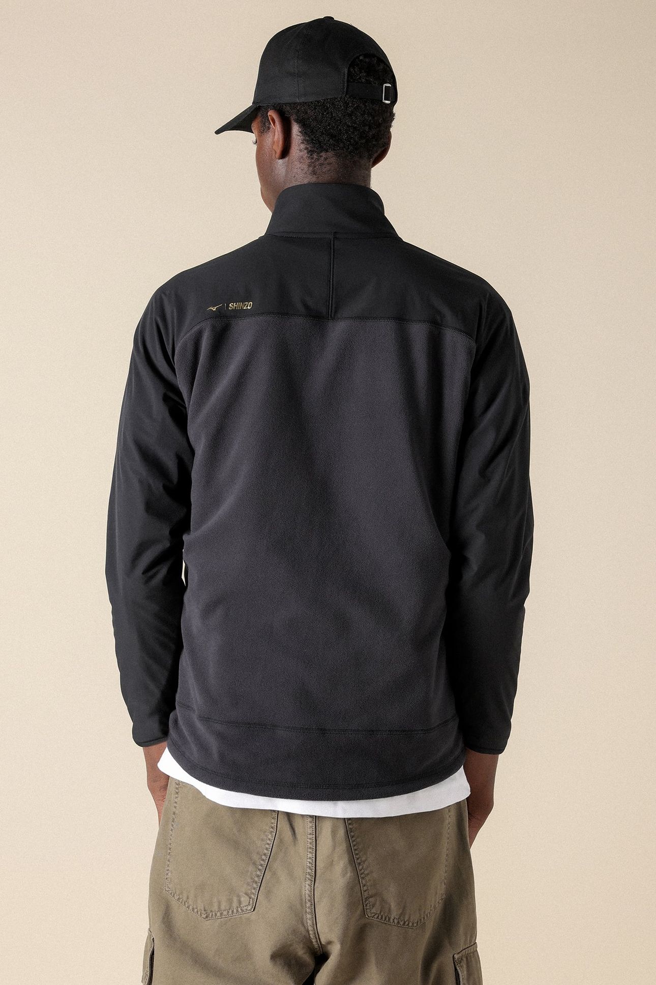 UNISEX SL SHINZO ZIP FLEECE JACKET BLACK 4