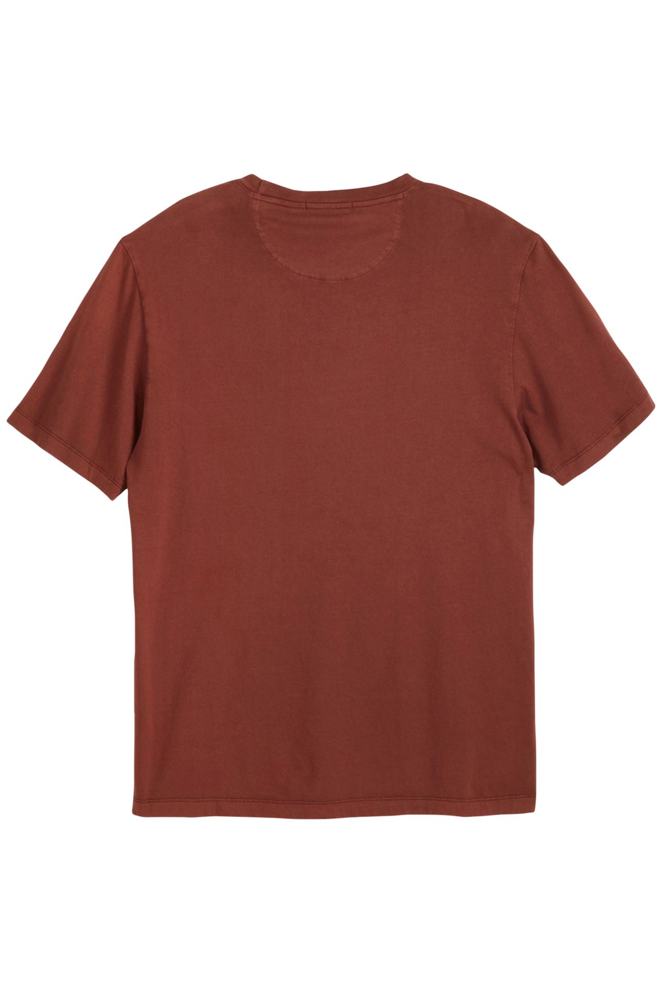 GARMENT DYED SS POCKET TEE RUM RAISIN 2