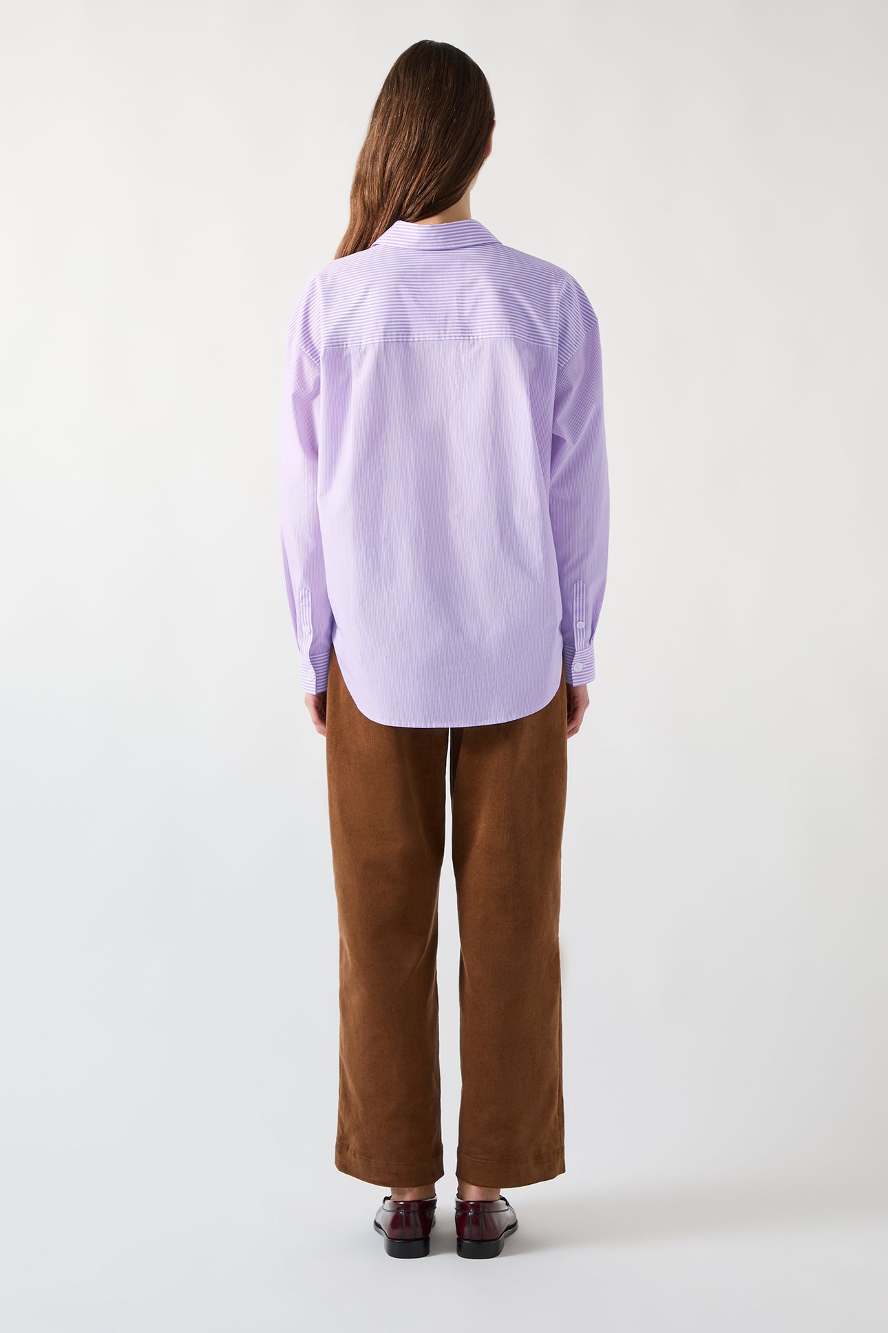 TW PIP CORSAGE SHIRT PURPLE 3