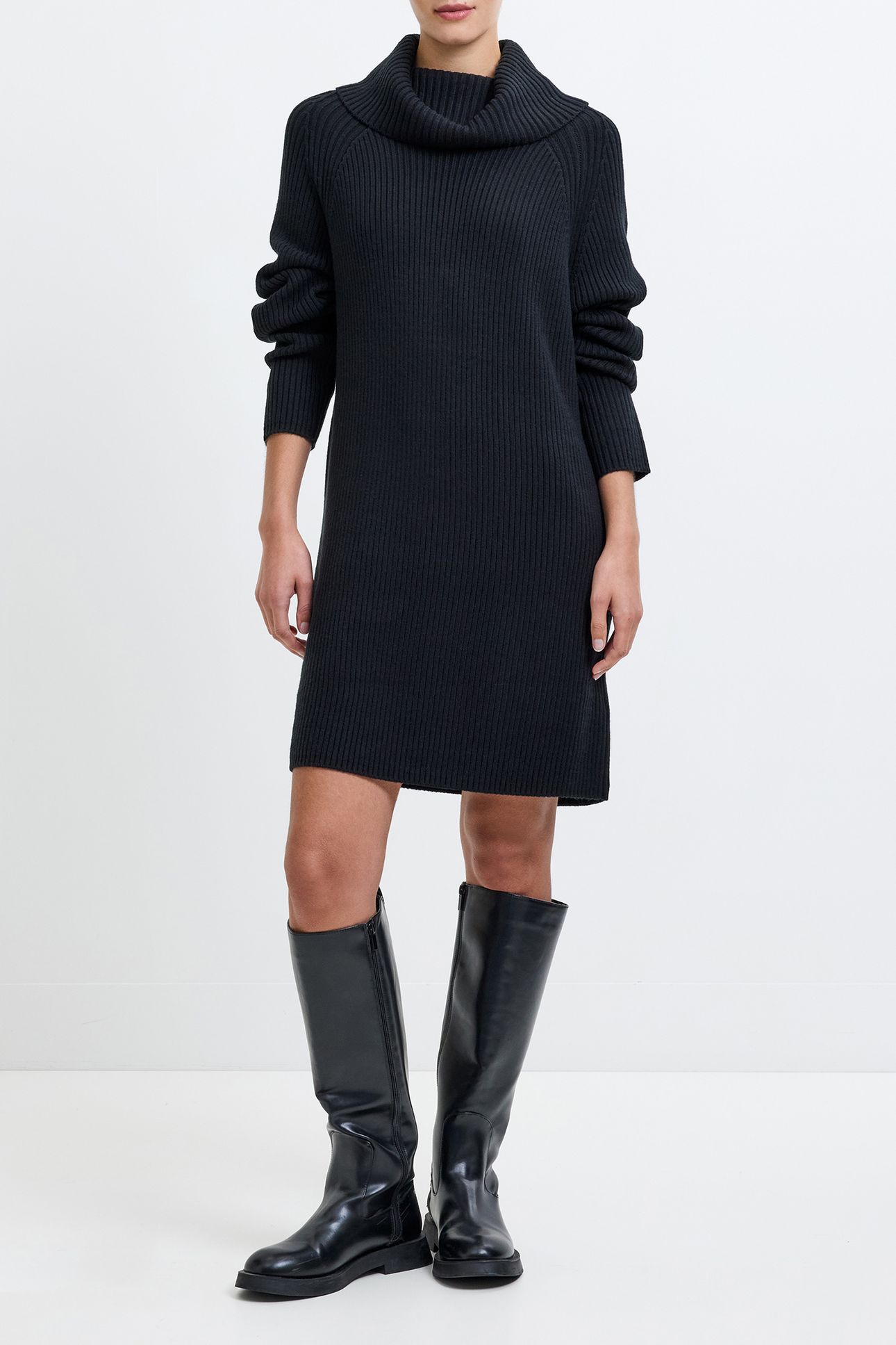 BABYSOFT RIBBED DRESS BLACK 2