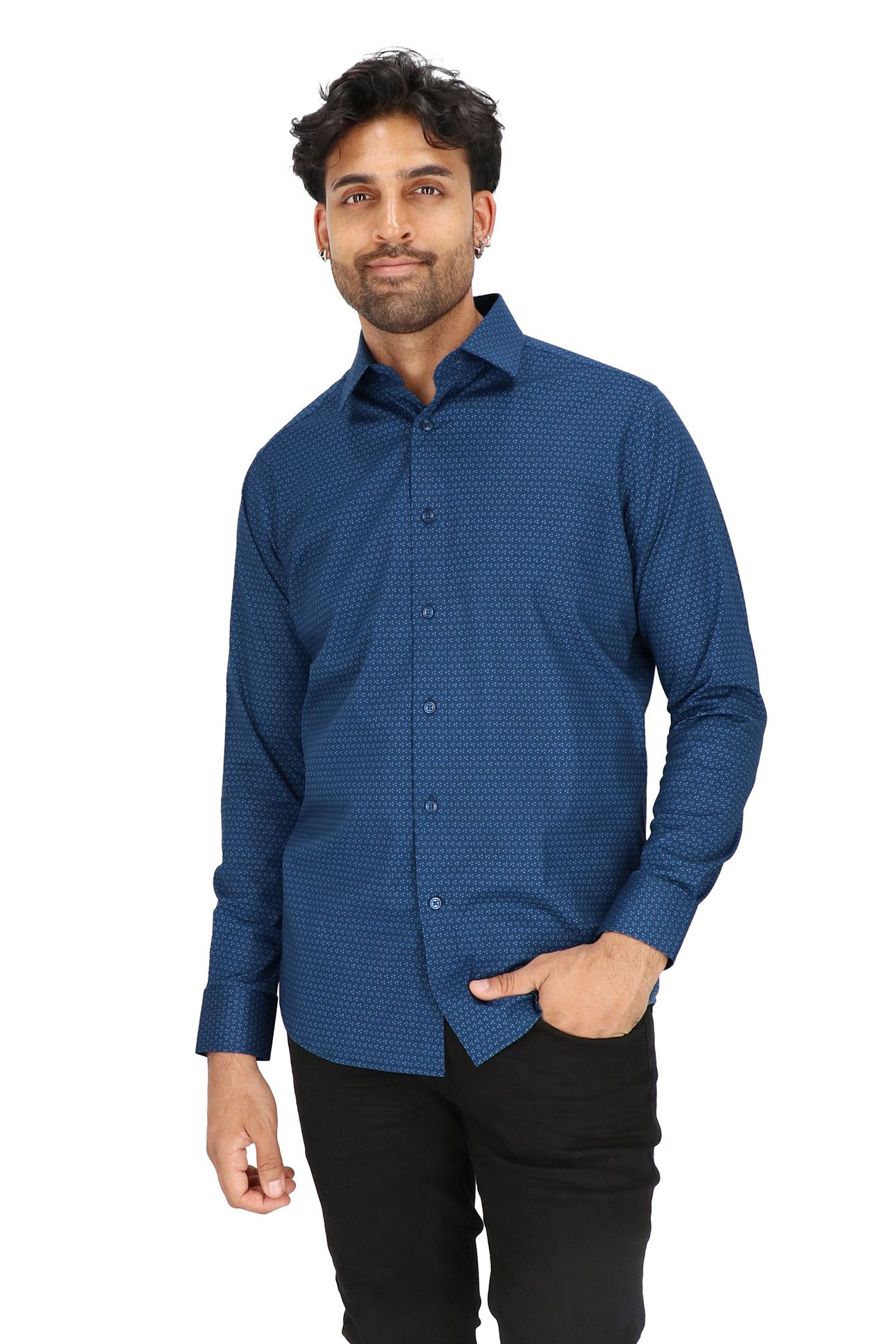 DRESS SHIRT BLUE 3