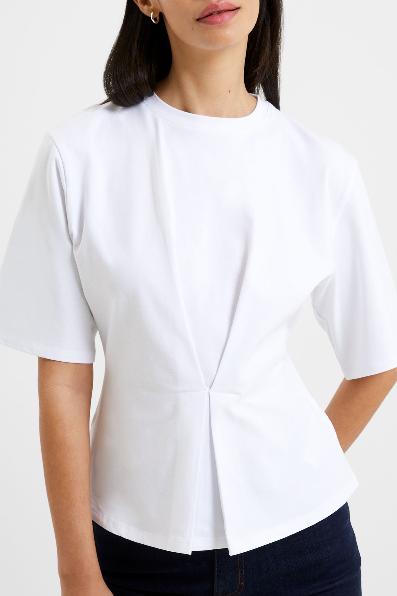 PEARL TOP LINEN WHITE 5