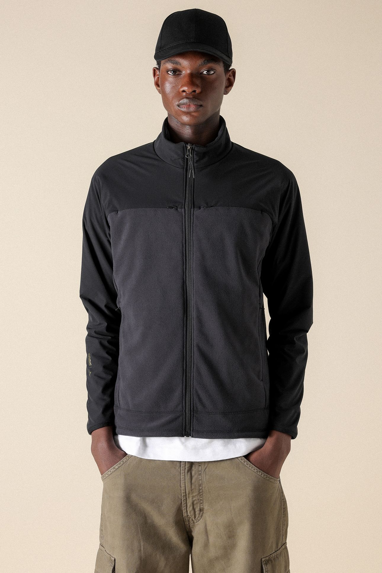 UNISEX SL SHINZO ZIP FLEECE JACKET BLACK 1