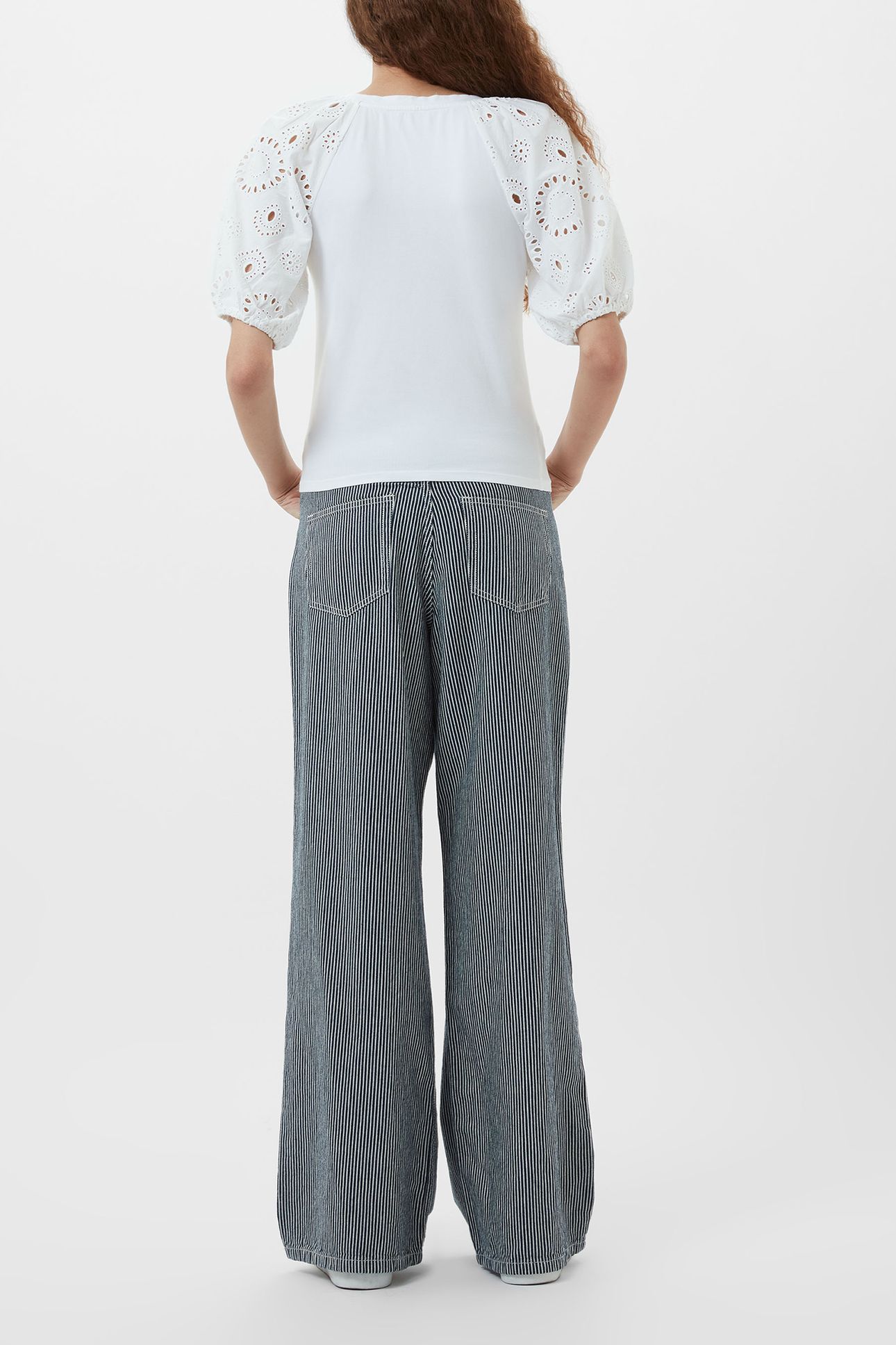 ROSANA ANGLAISE TOP LINEN WHITE 3