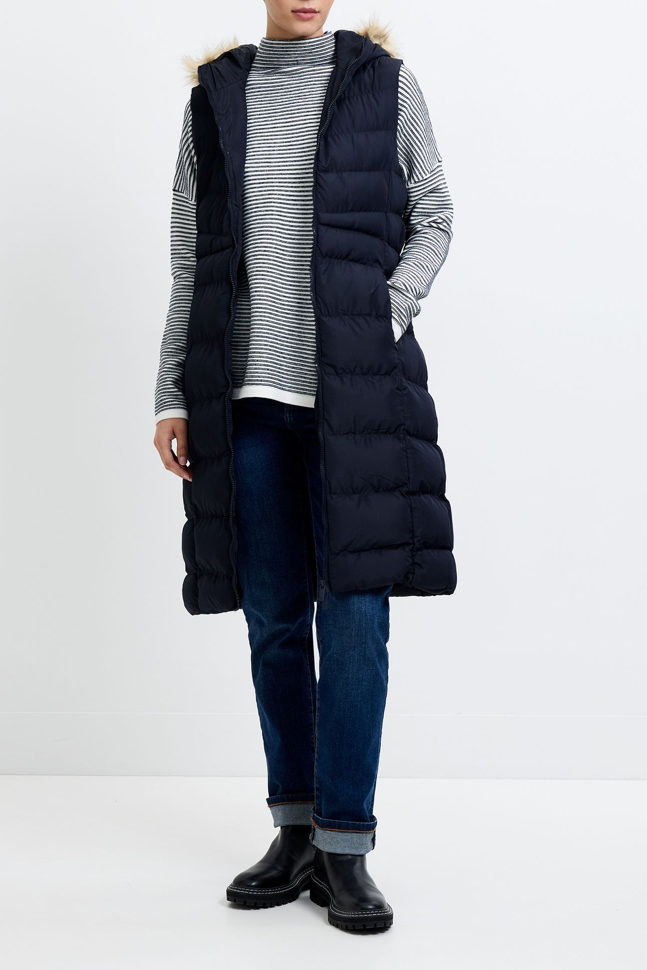 CHEV PARKA GILET M MIDNIGHT BLUE 4