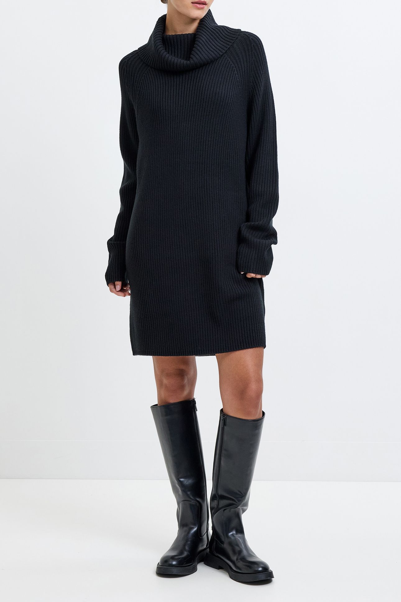BABYSOFT RIBBED DRESS BLACK 5