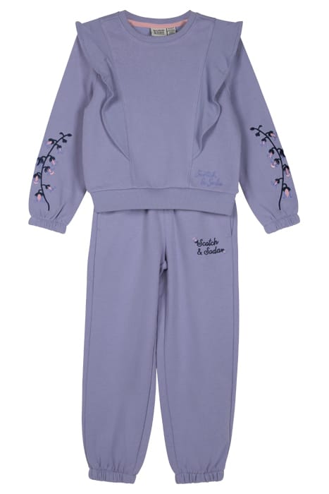 GIRLS FLEECE SET LILAC 1