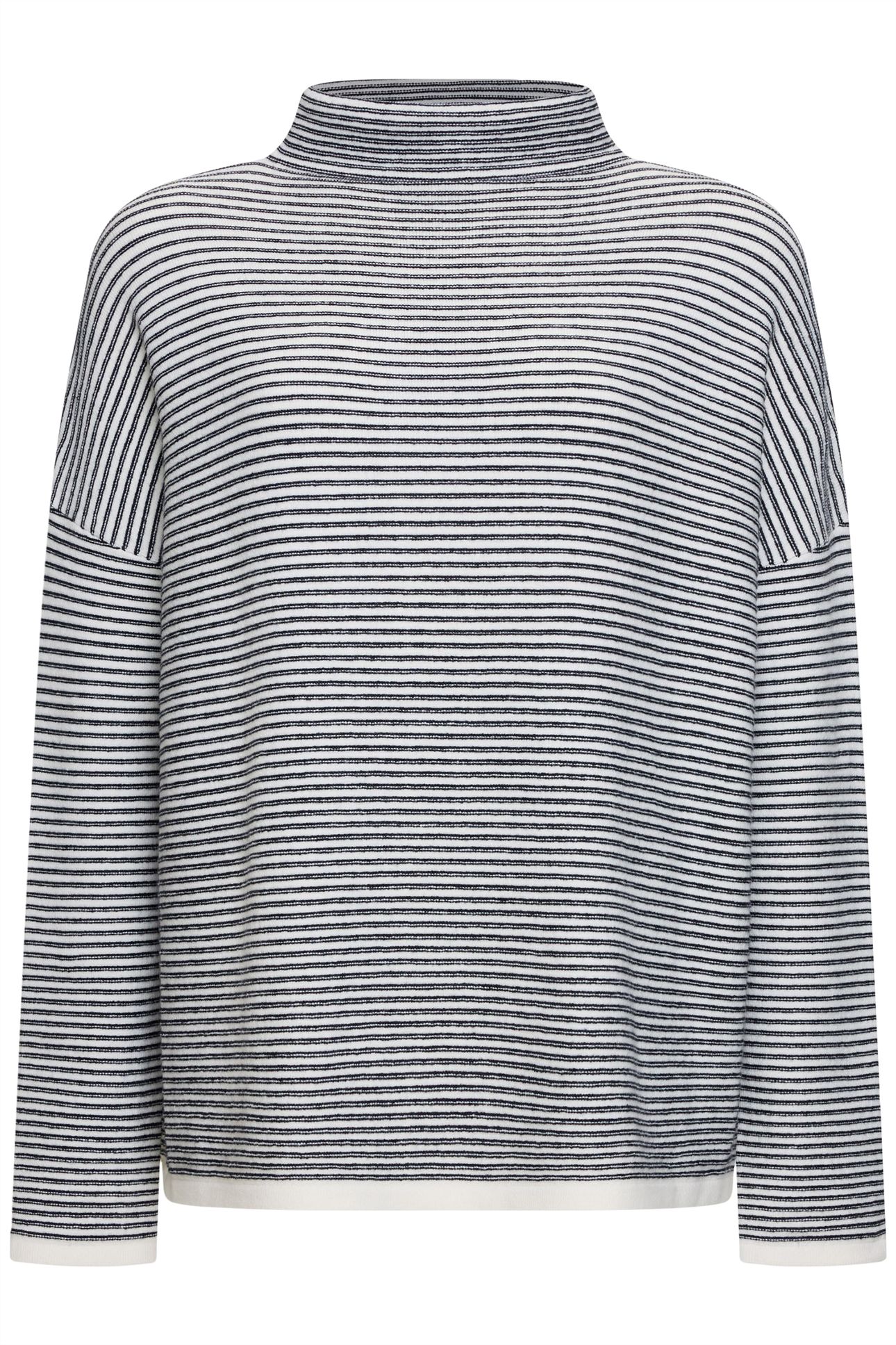 BABYSOFT STRIPE LENA HIGH NK WINTER WHT/MIDNIGHT 4