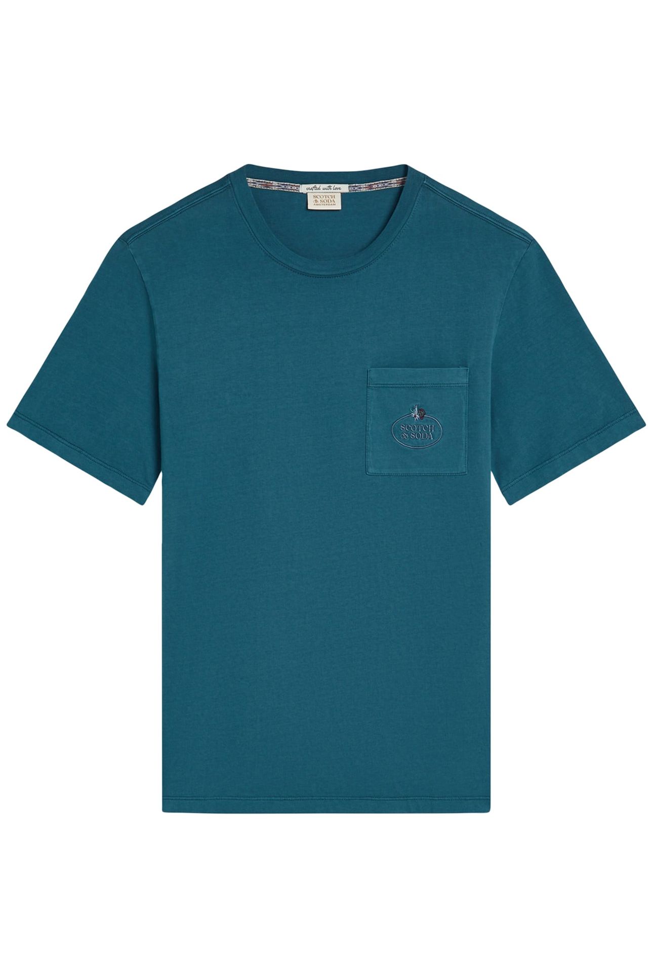 GARMENT DYED SS POCKET TEE LEGION BLUE 1