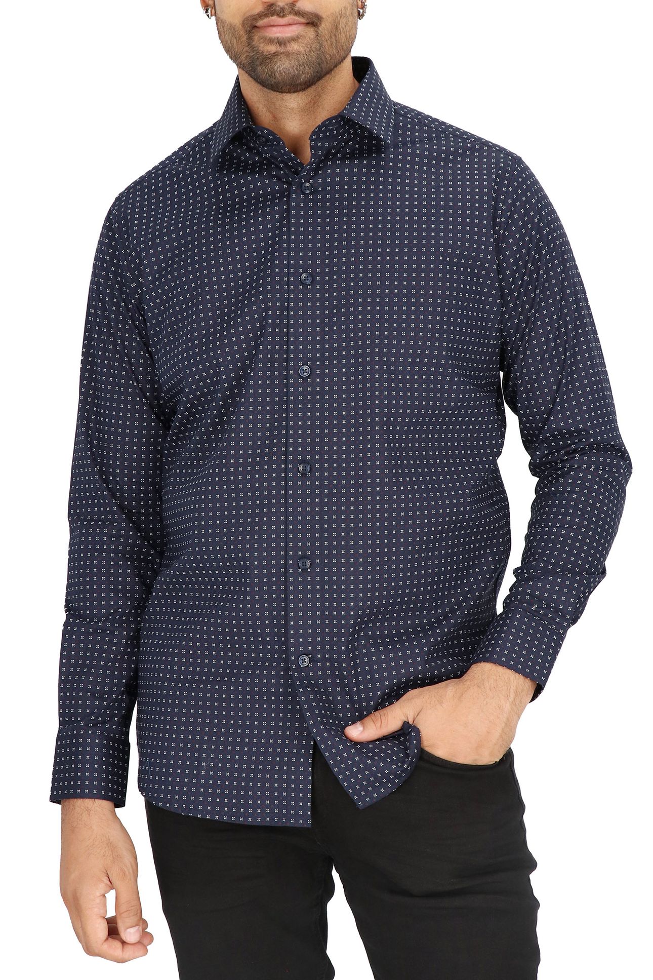 DRESS SHIRT BLACK 3