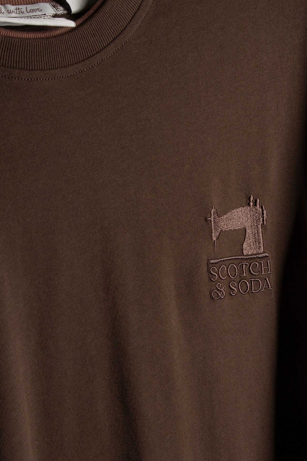 SS DOUBLE NECK GRAPHIC TEE DEMITASSE 4