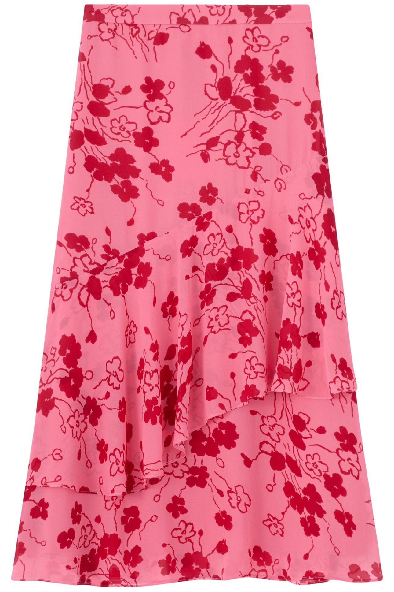 SK RHODA TIERED SKIRT PINK 2