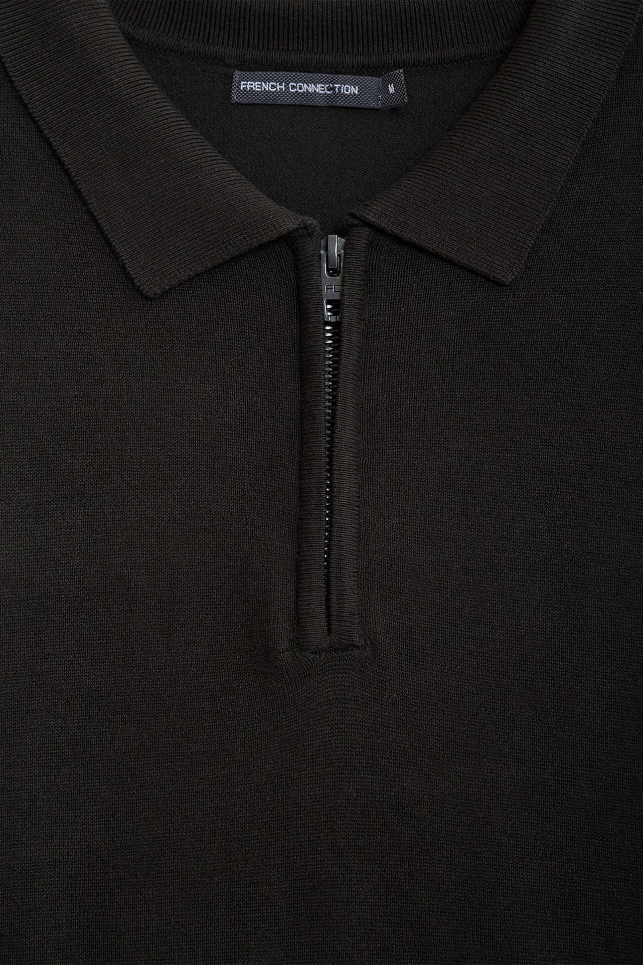 POLO ZIP LS LUXE DK GREEN 3