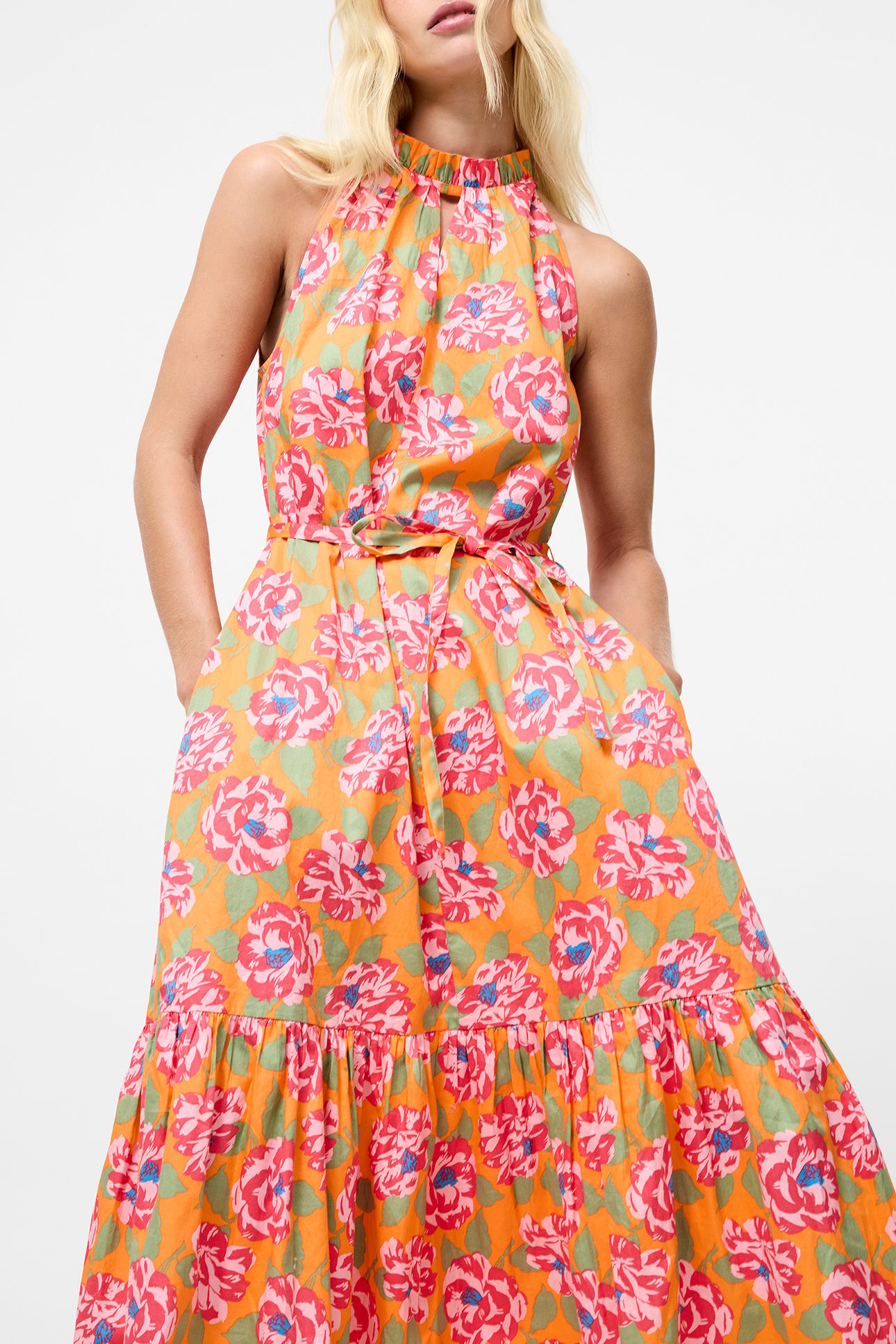 LOUISA ALEXIS DRESS ORANGE MULTI 1