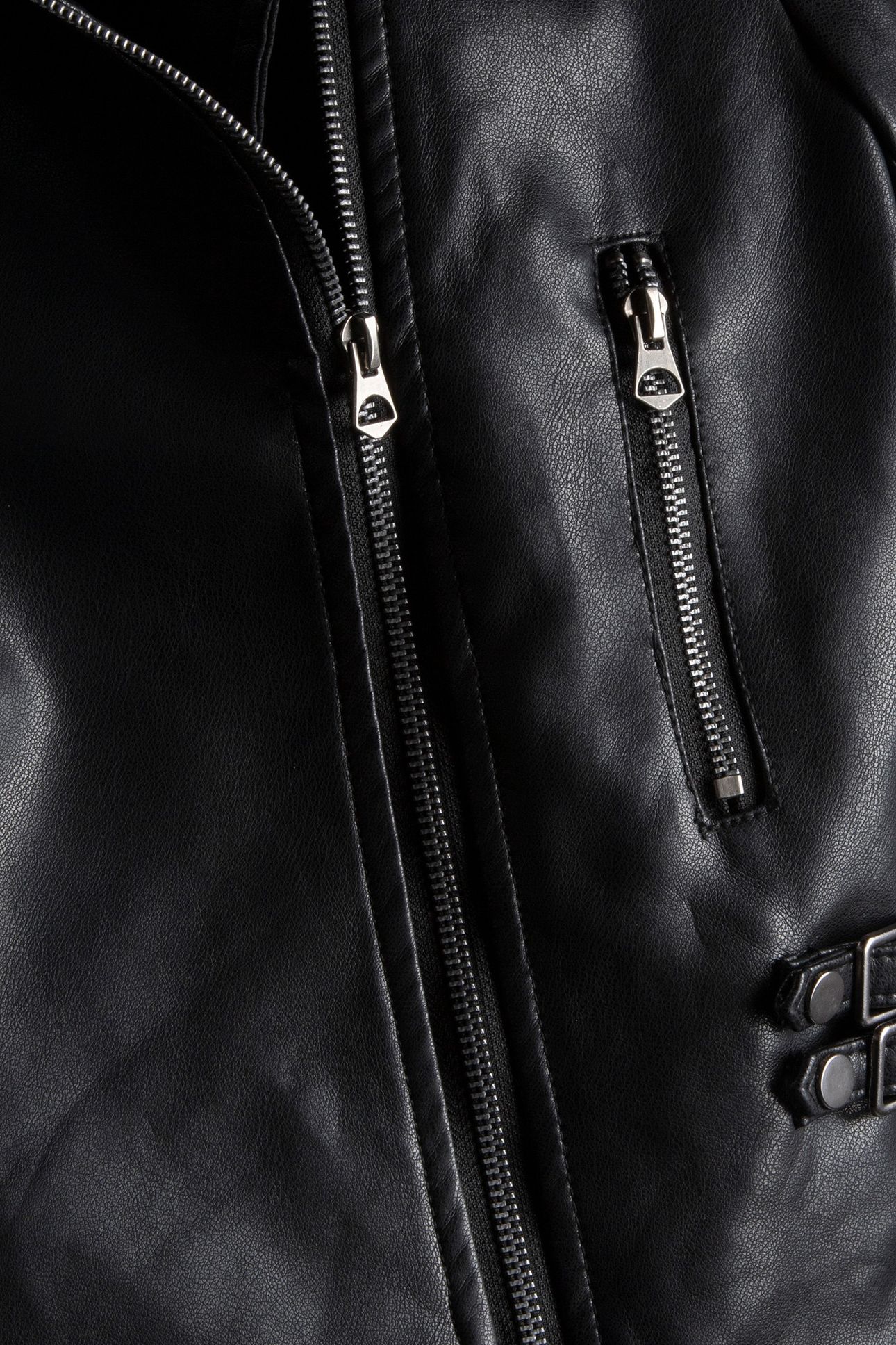 BIKER FAUX BLACK 3
