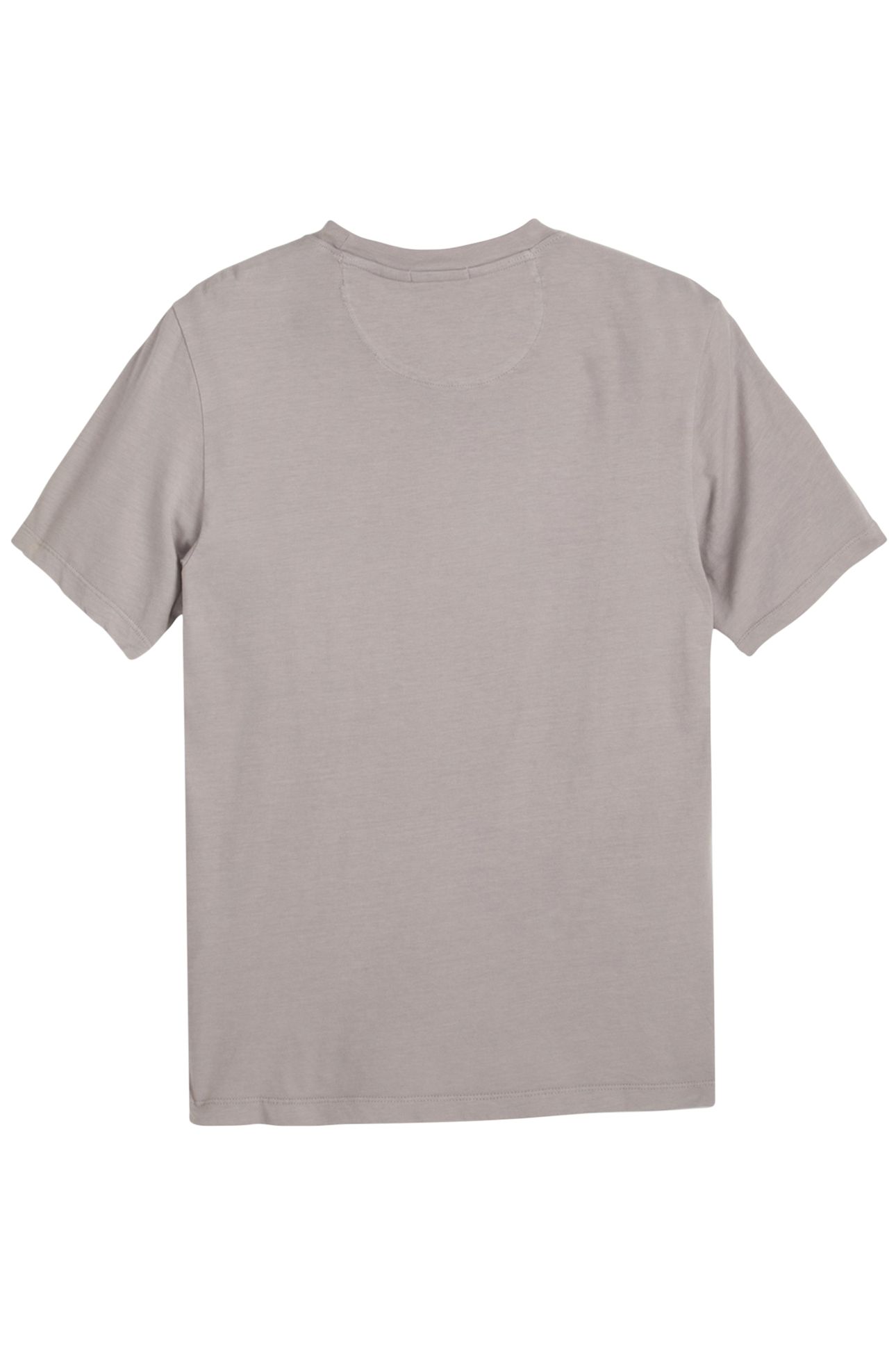 GARMENT DYED SS POCKET TEE GREY/PURPLE 2