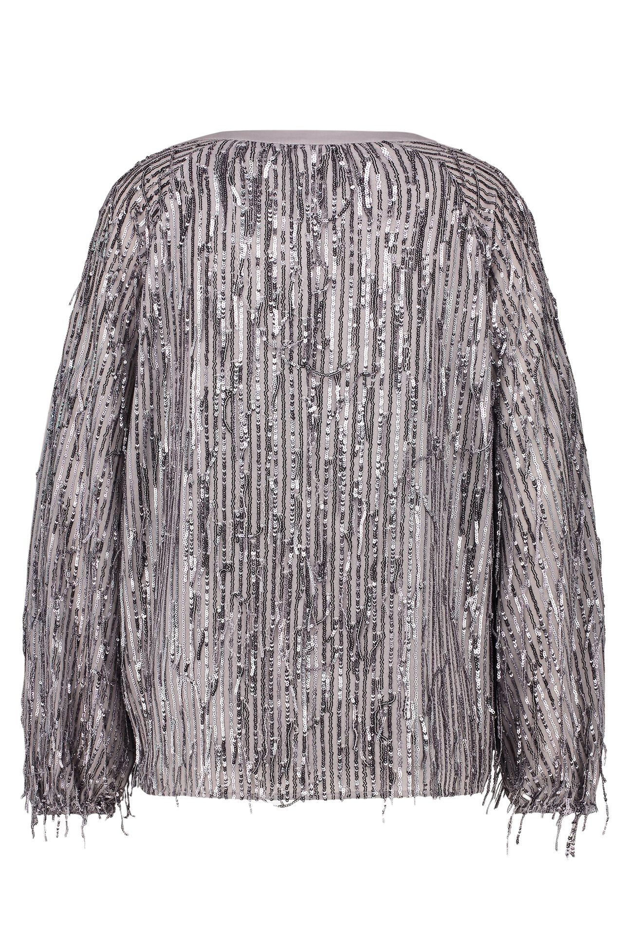 FOLETTE - PARTY TOPS GREY FRINGED 4
