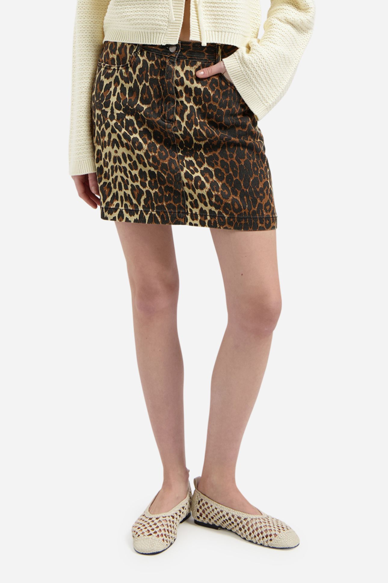 NOUS SOMMES LABELS – TINA MINI SKIRT LEOPARD PRINT 1