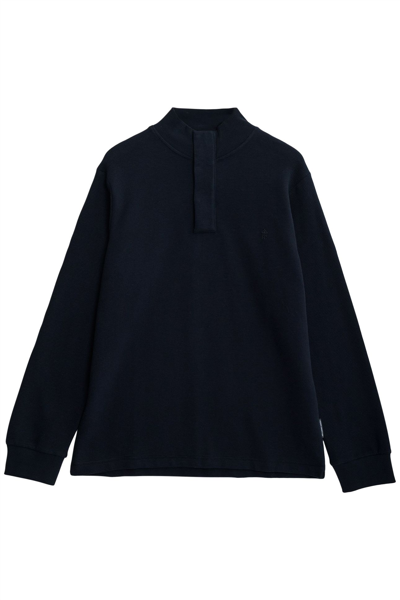 FC 1/2 ZIP PLACKET OTTOMAN MARINE 1