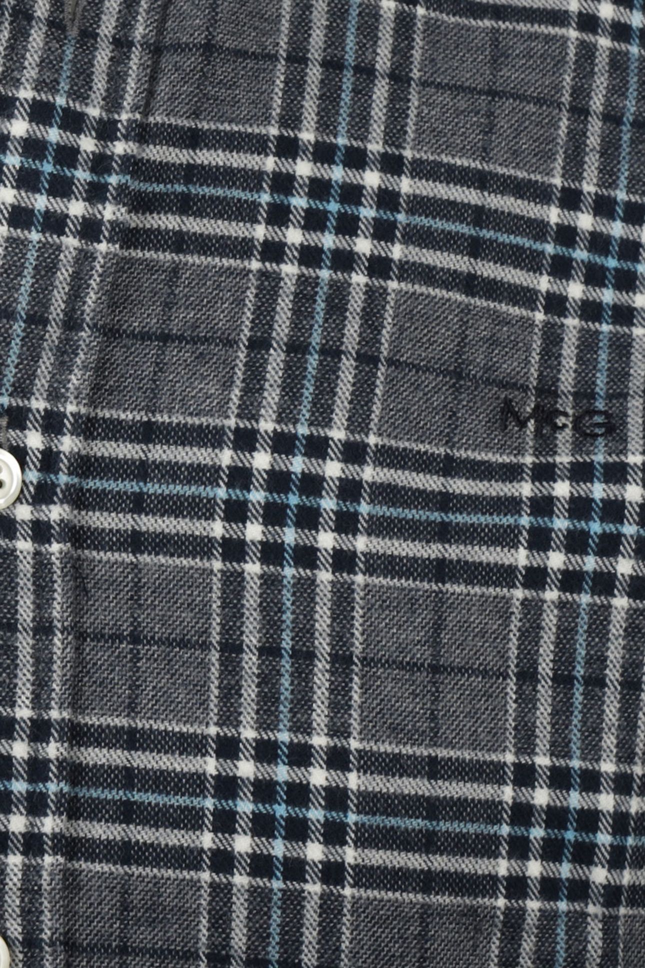 FLANNEL TWILL CHECK SHIRT NAVY 9