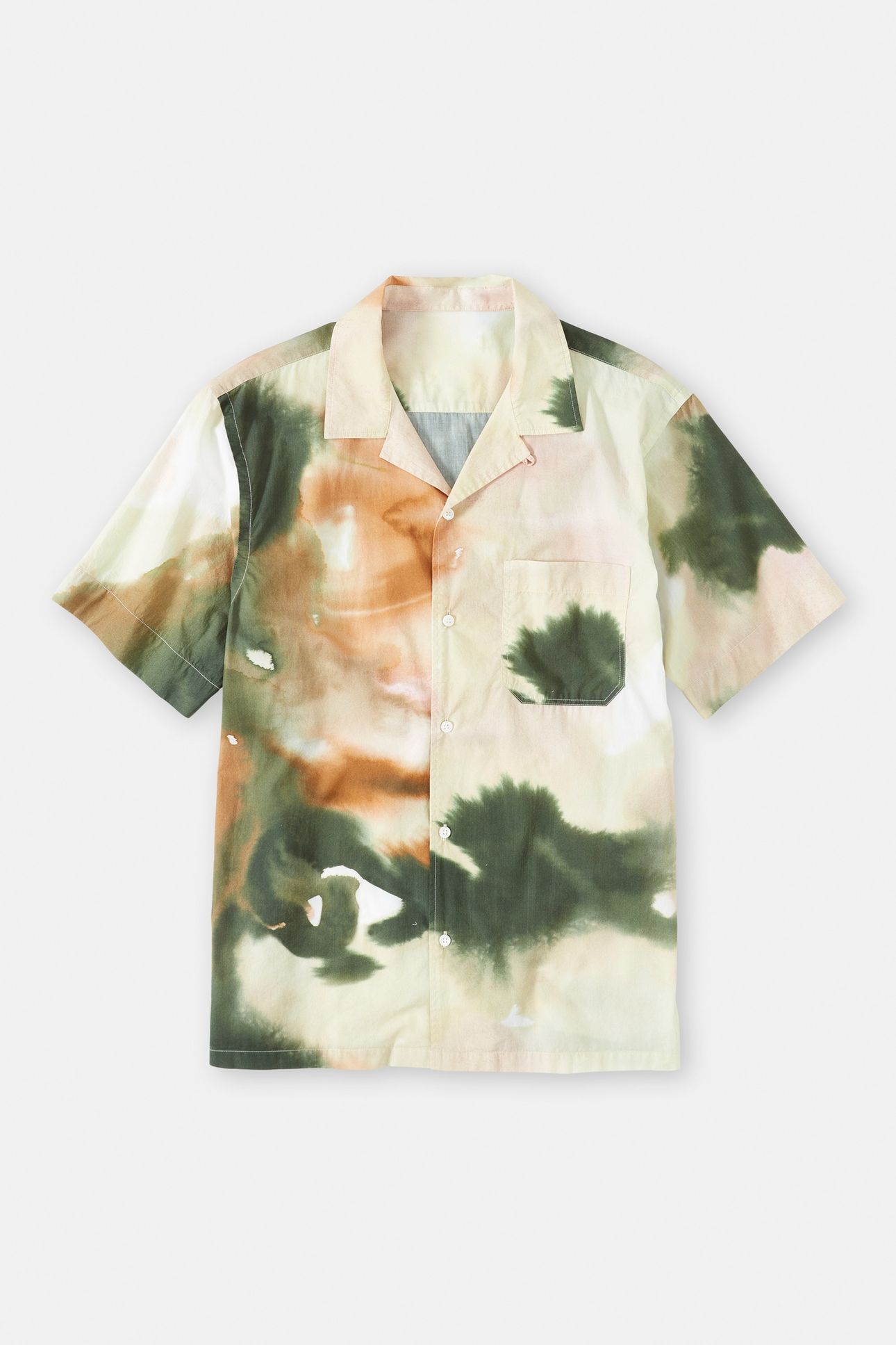 SHORT SLEEVED SHIRT SAGE TEA 1