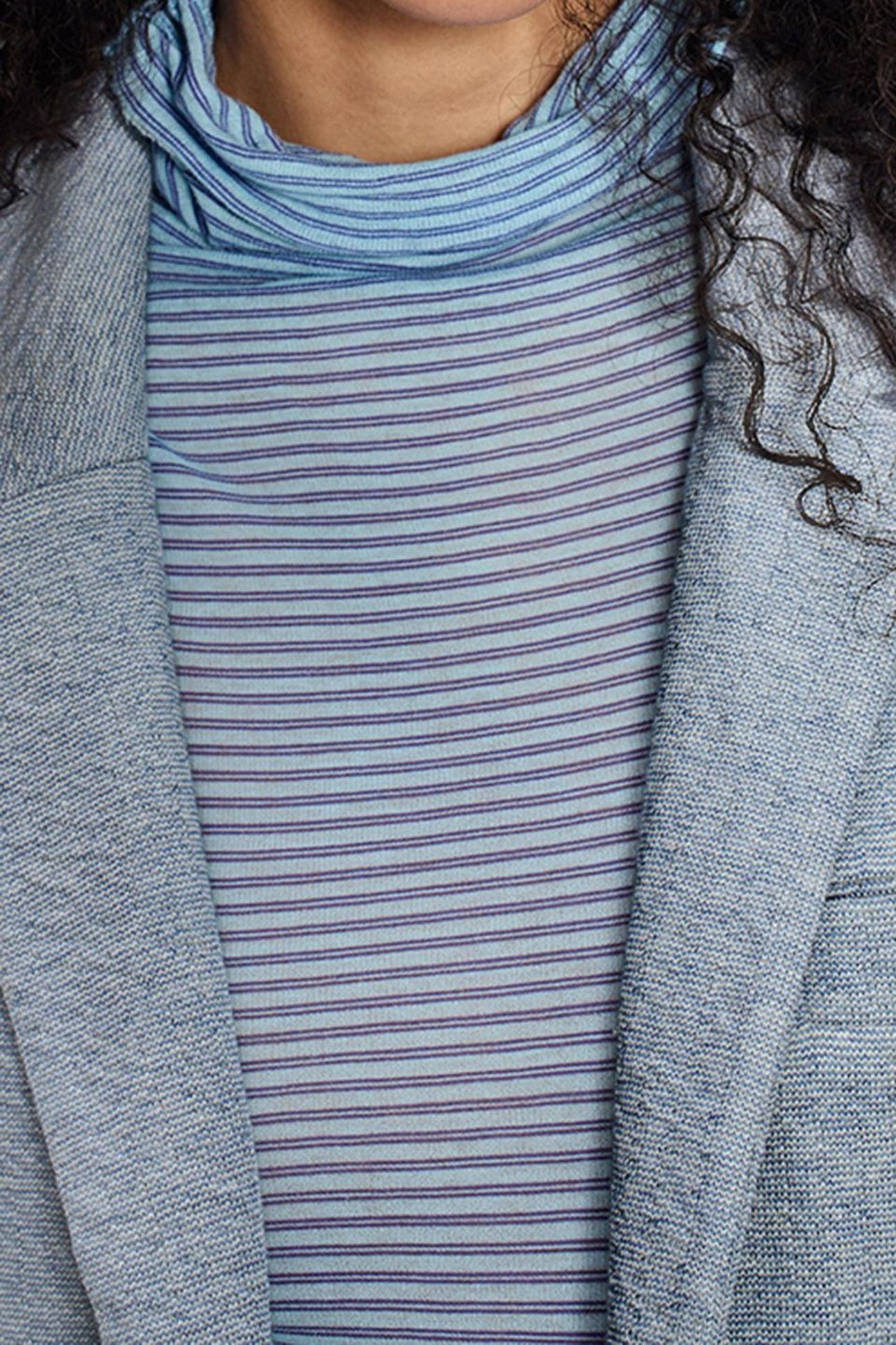 LONG-SLEEVED BLAZER WITH TAILORED COLLAR MIST 4