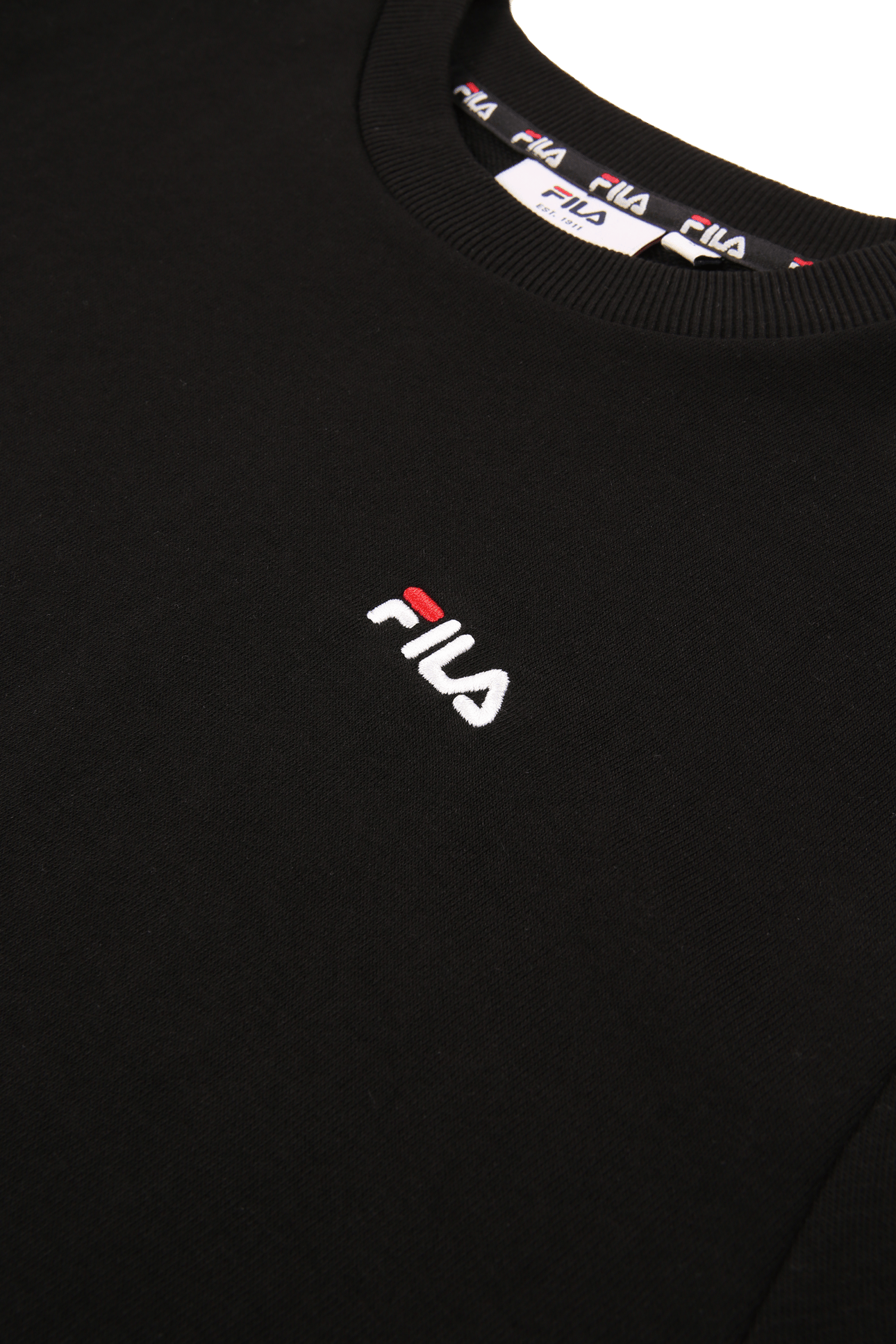 ZDUNA LOGO CREW SWEAT BLACK 3