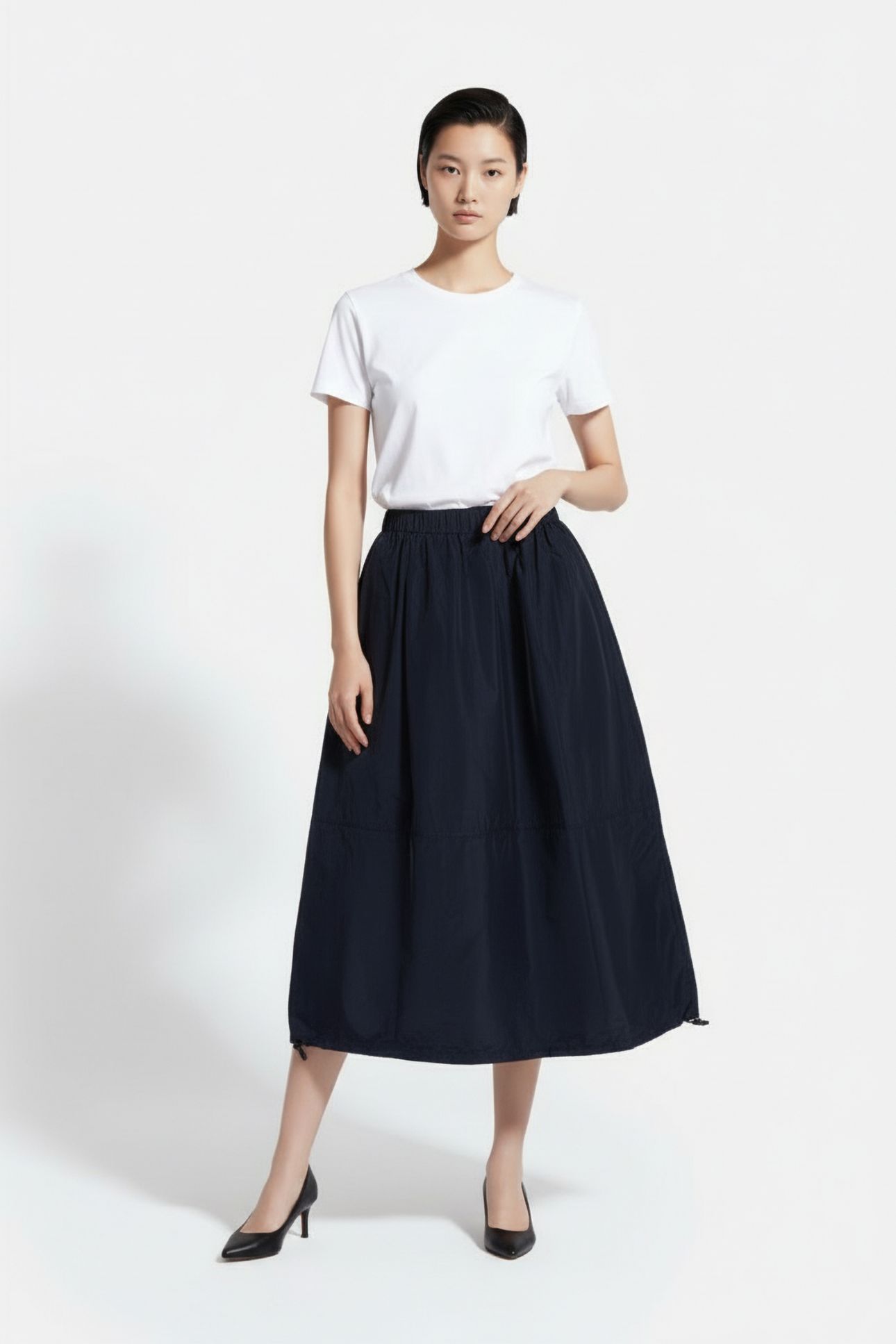 SAMALF SKIRT MIDNIGHT NAVY 1