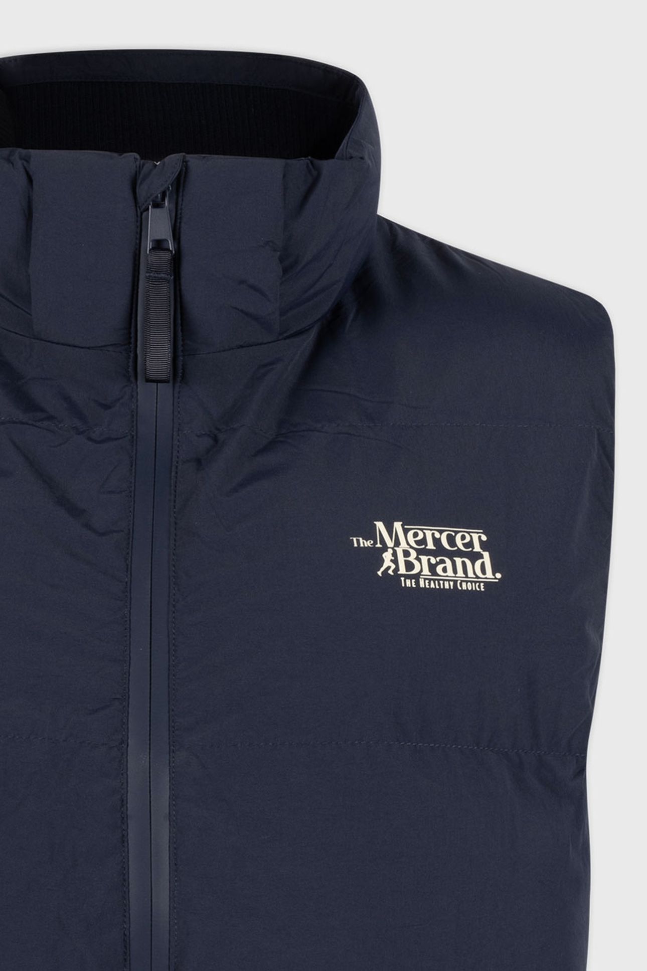 THE MERCER BODYWARMER NAVY 2