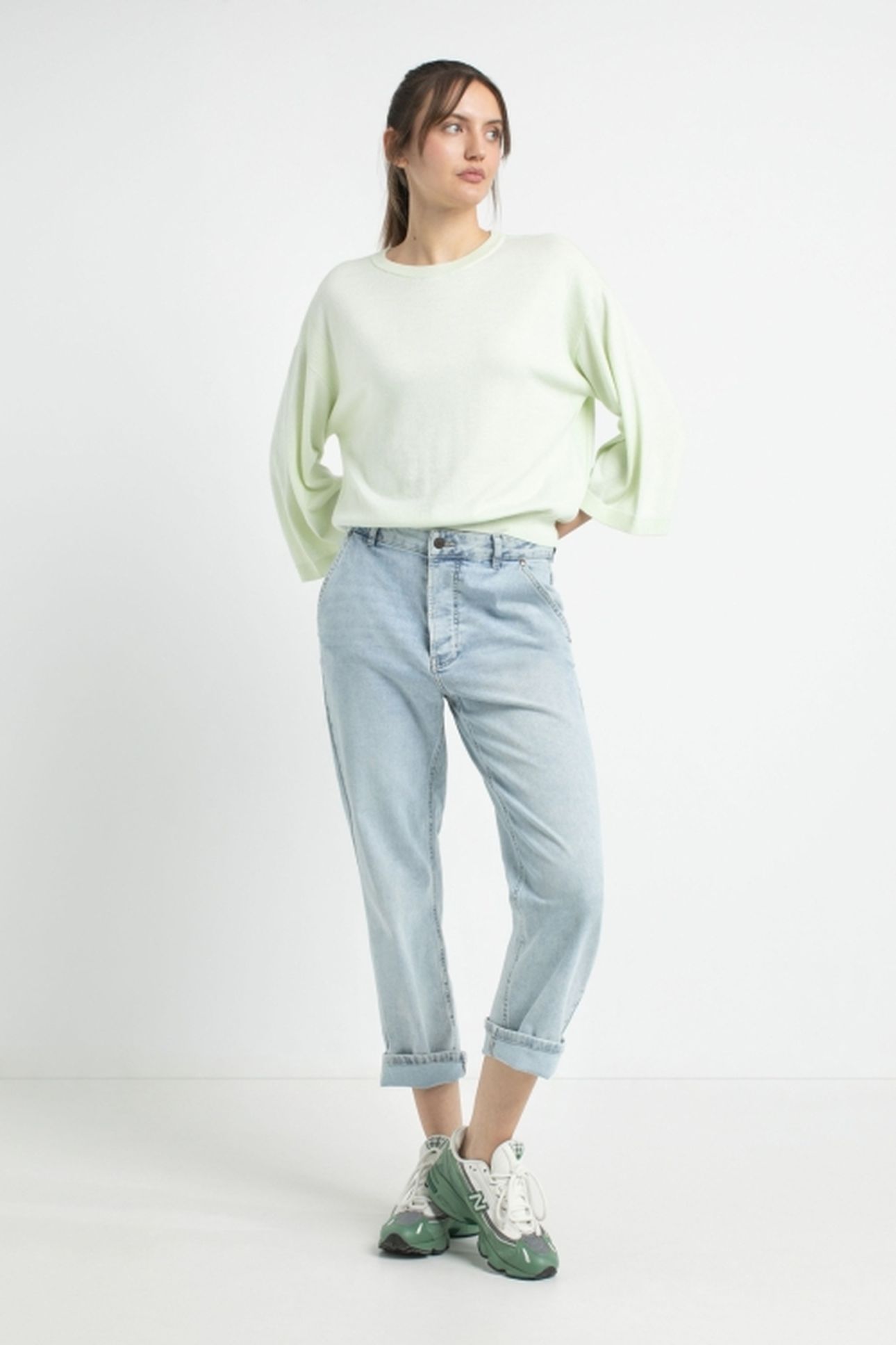JANOU SWEATER KEY LIME 2