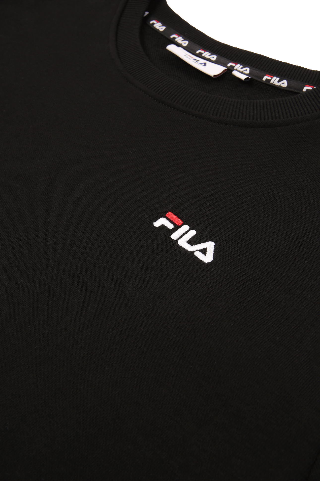 ZNIN LOGO CREW SWEAT BLACK 3