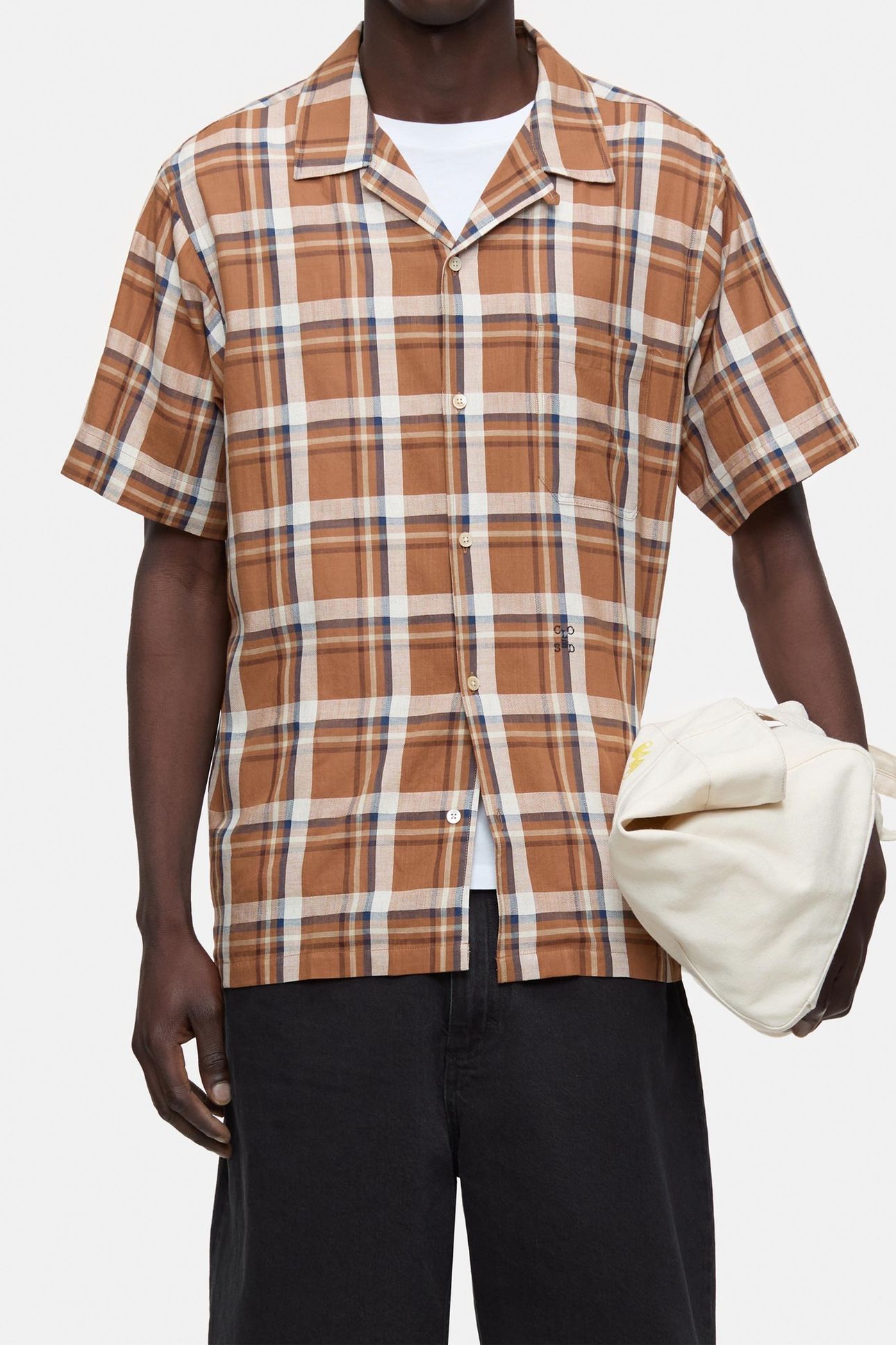 SHORT SLEEVED SHIRT SANDALWOOD 2