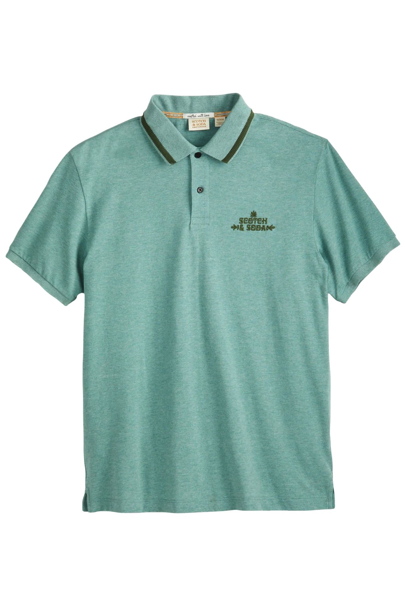 PIQUE SS POLO THYME HTHR 1