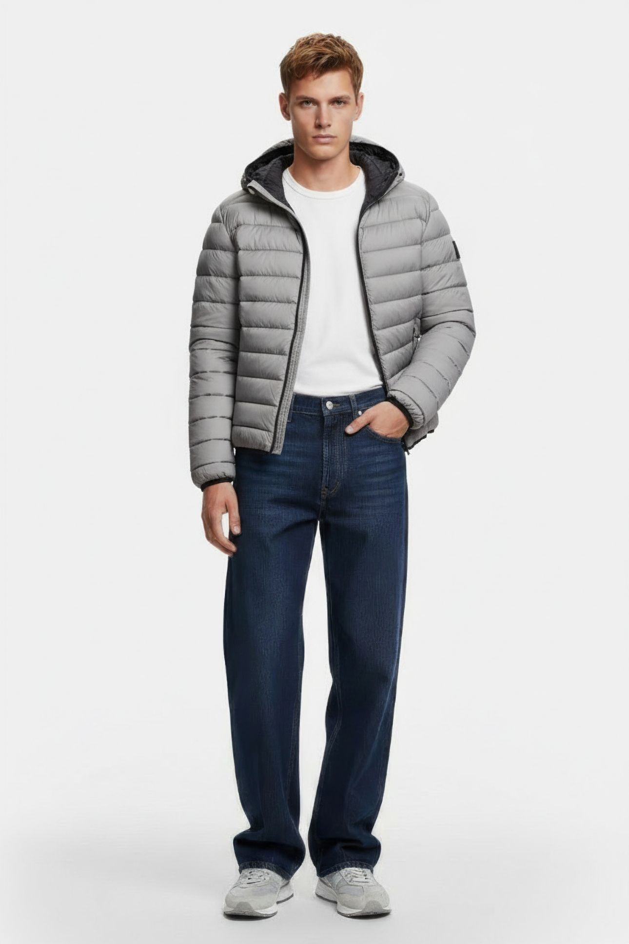 ASPENALF JACKET PLAIN GREY 1