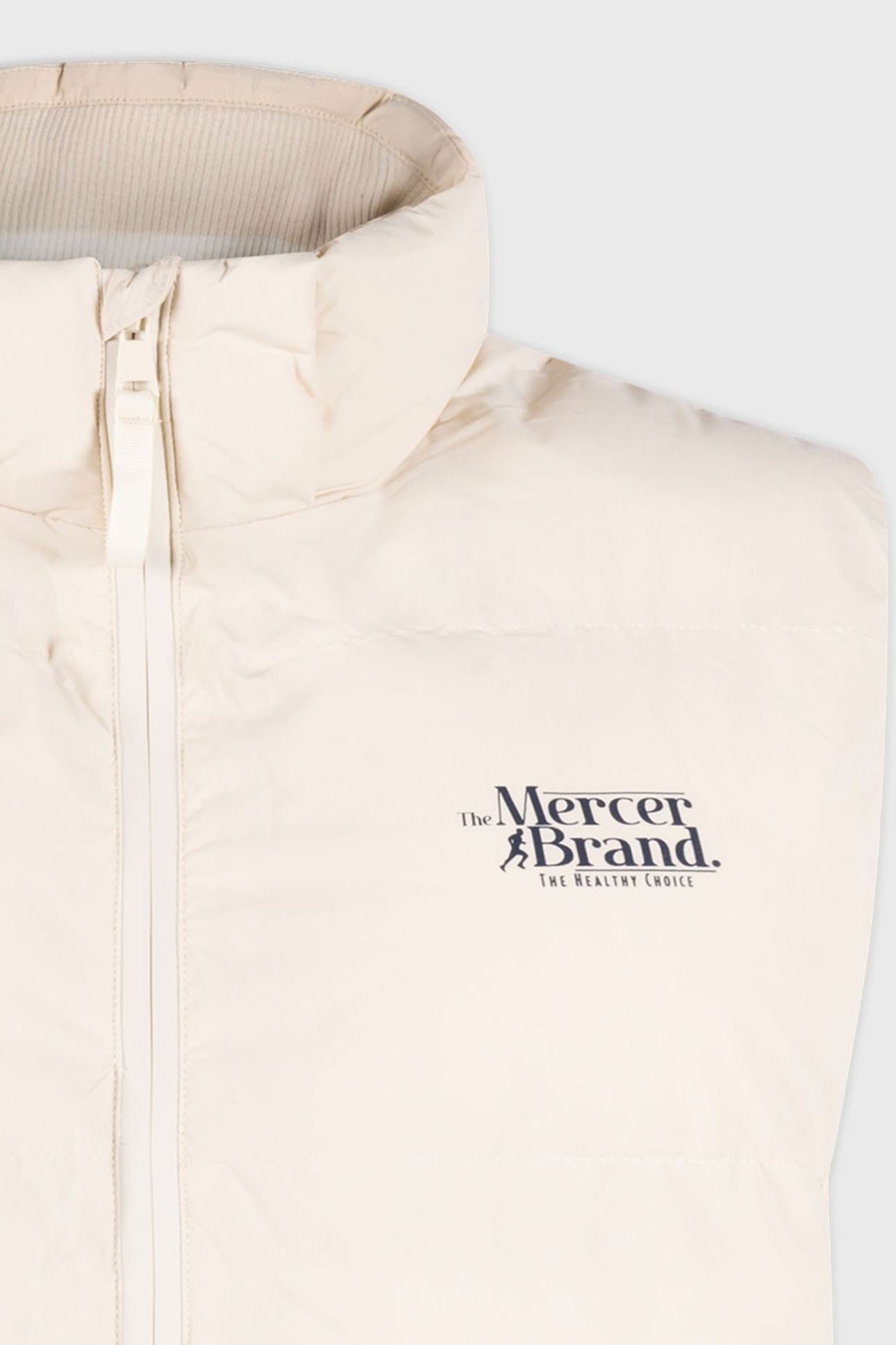 THE MERCER BODYWARMER OFF WHITE 4