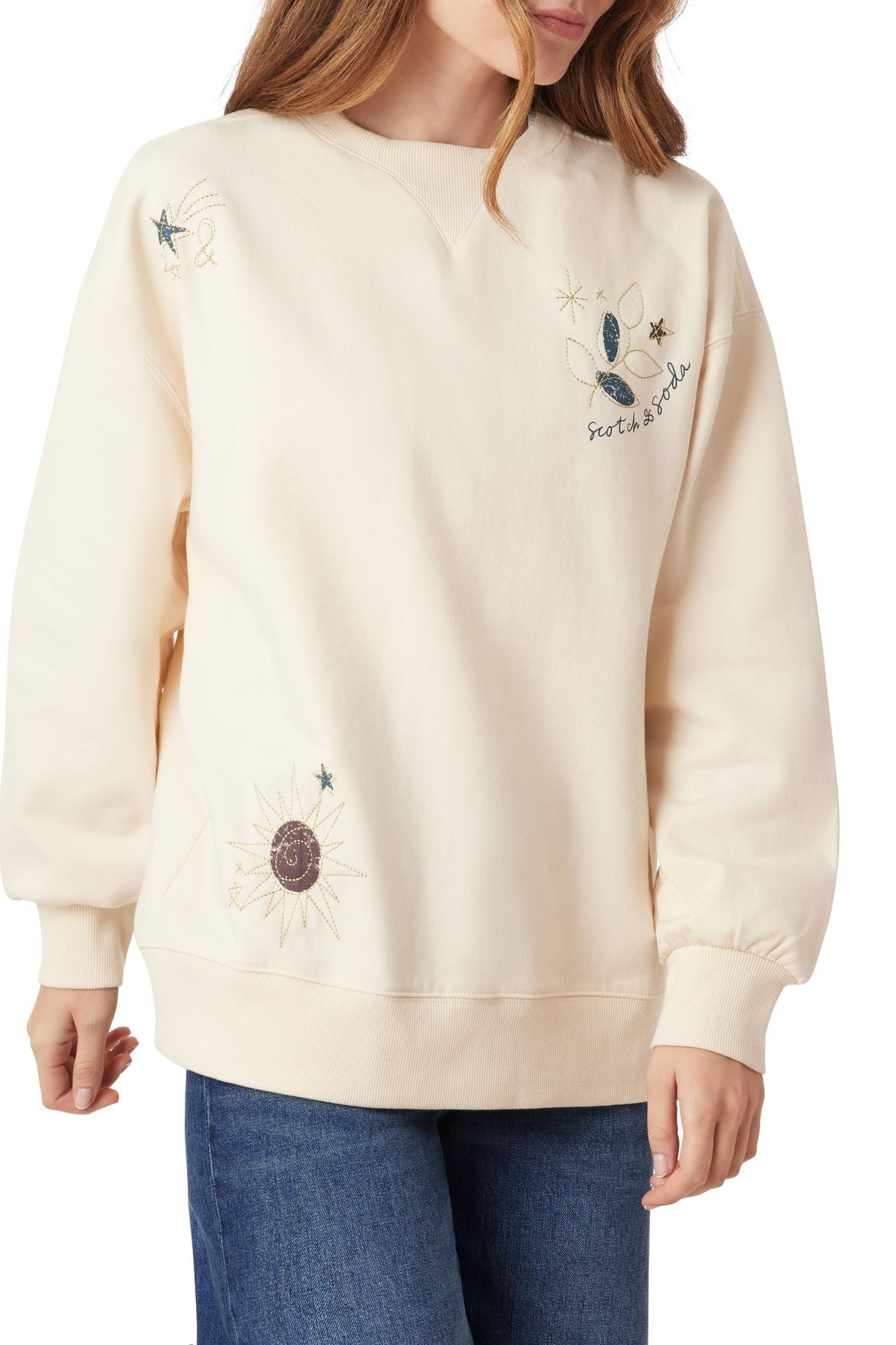 OVERSIZED GRAPHIC SWEATSHIRT OFF WHITE 2
