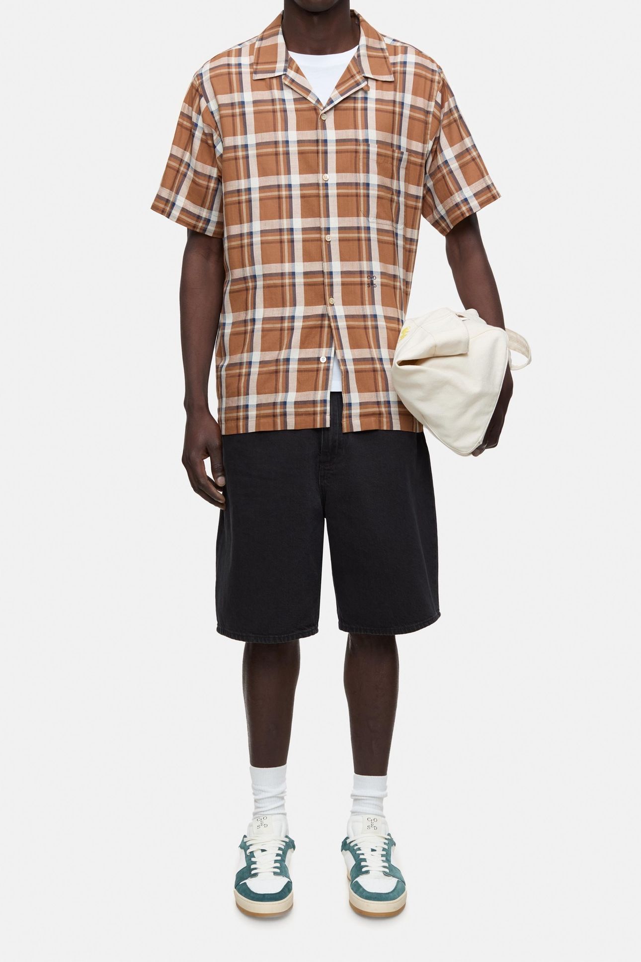 SHORT SLEEVED SHIRT SANDALWOOD 1