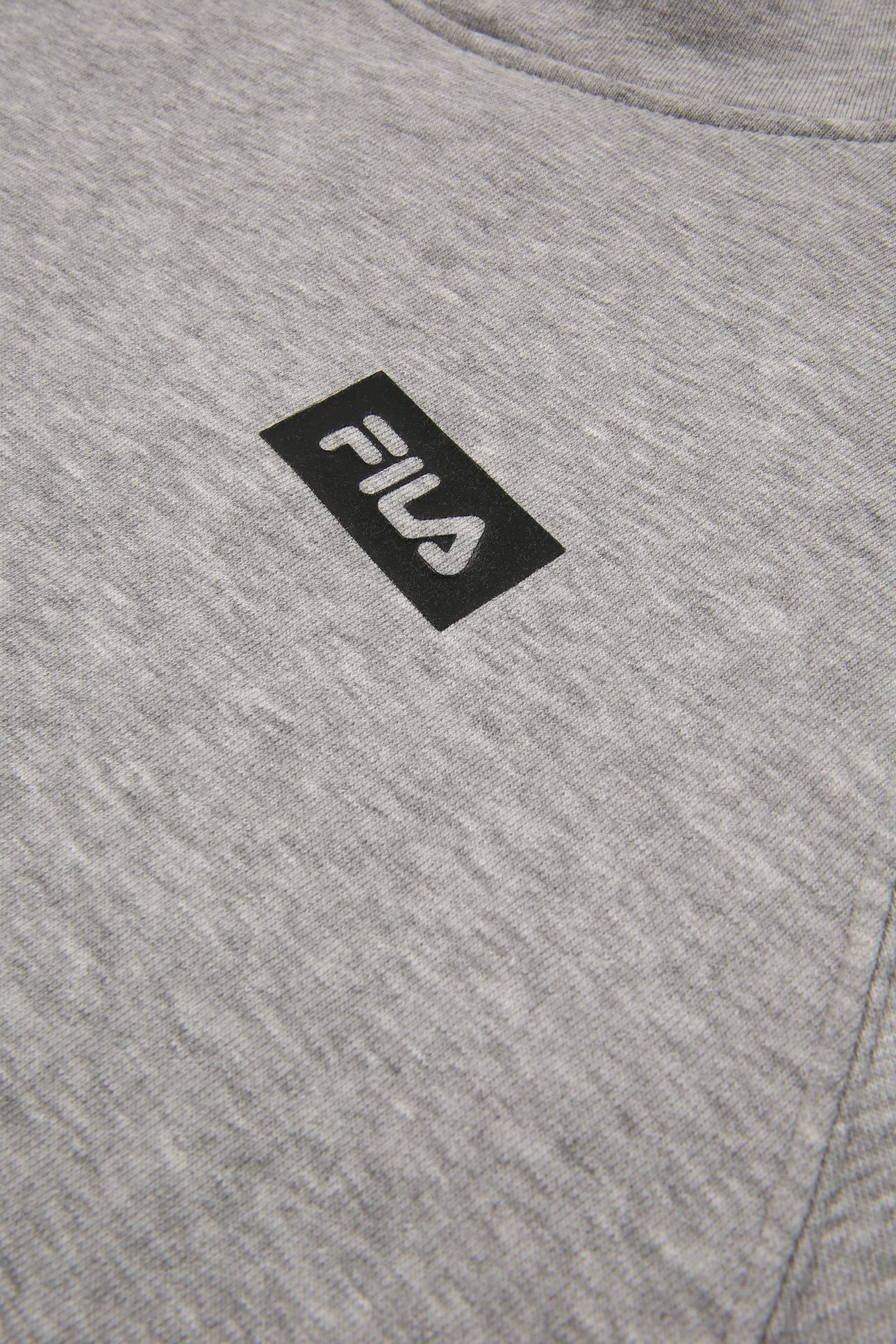 ZEDDAM LOGO HOODIE MEDIUM GREY MELANGE 3