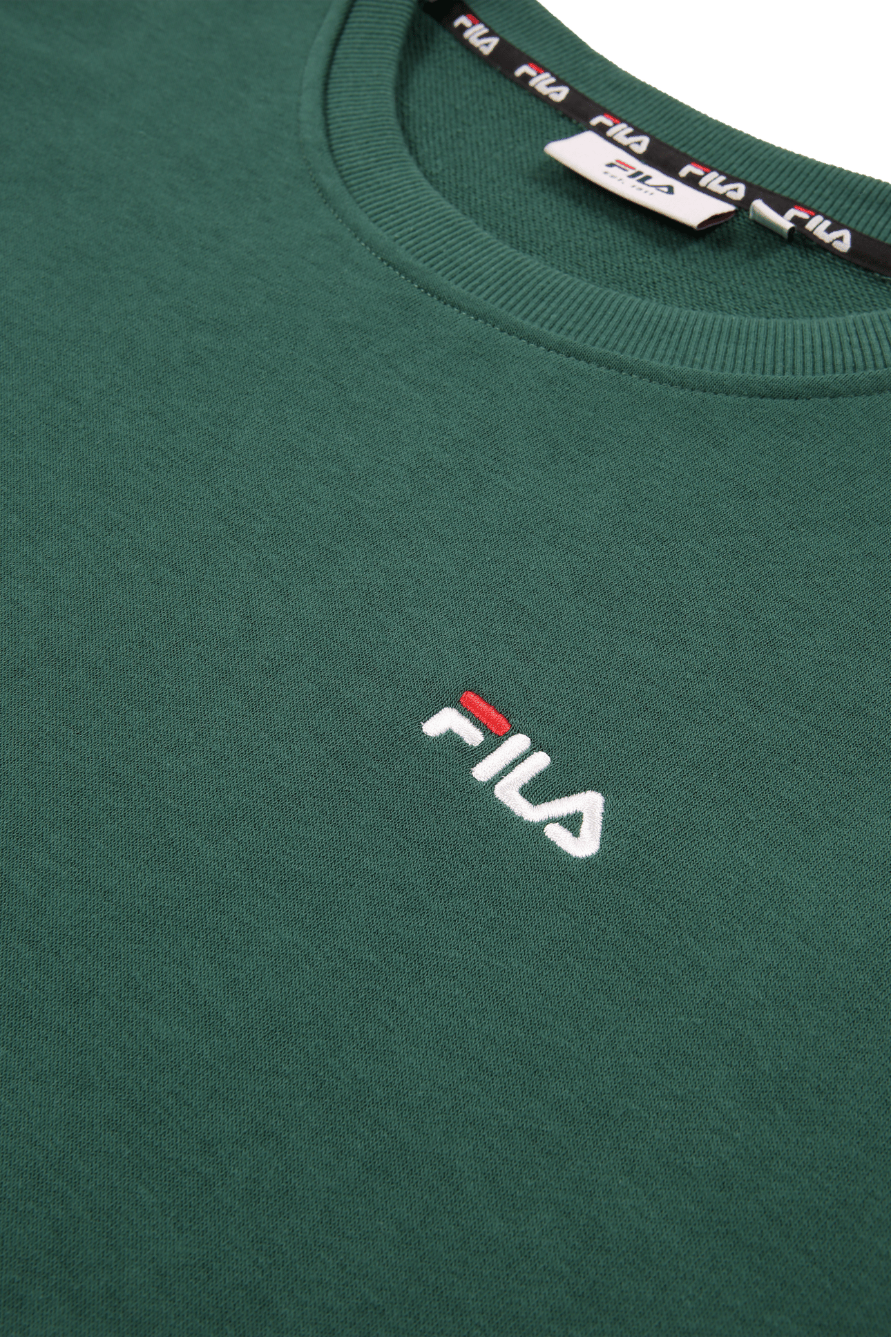 ZNIN LOGO CREW SWEAT POSY GREEN 3