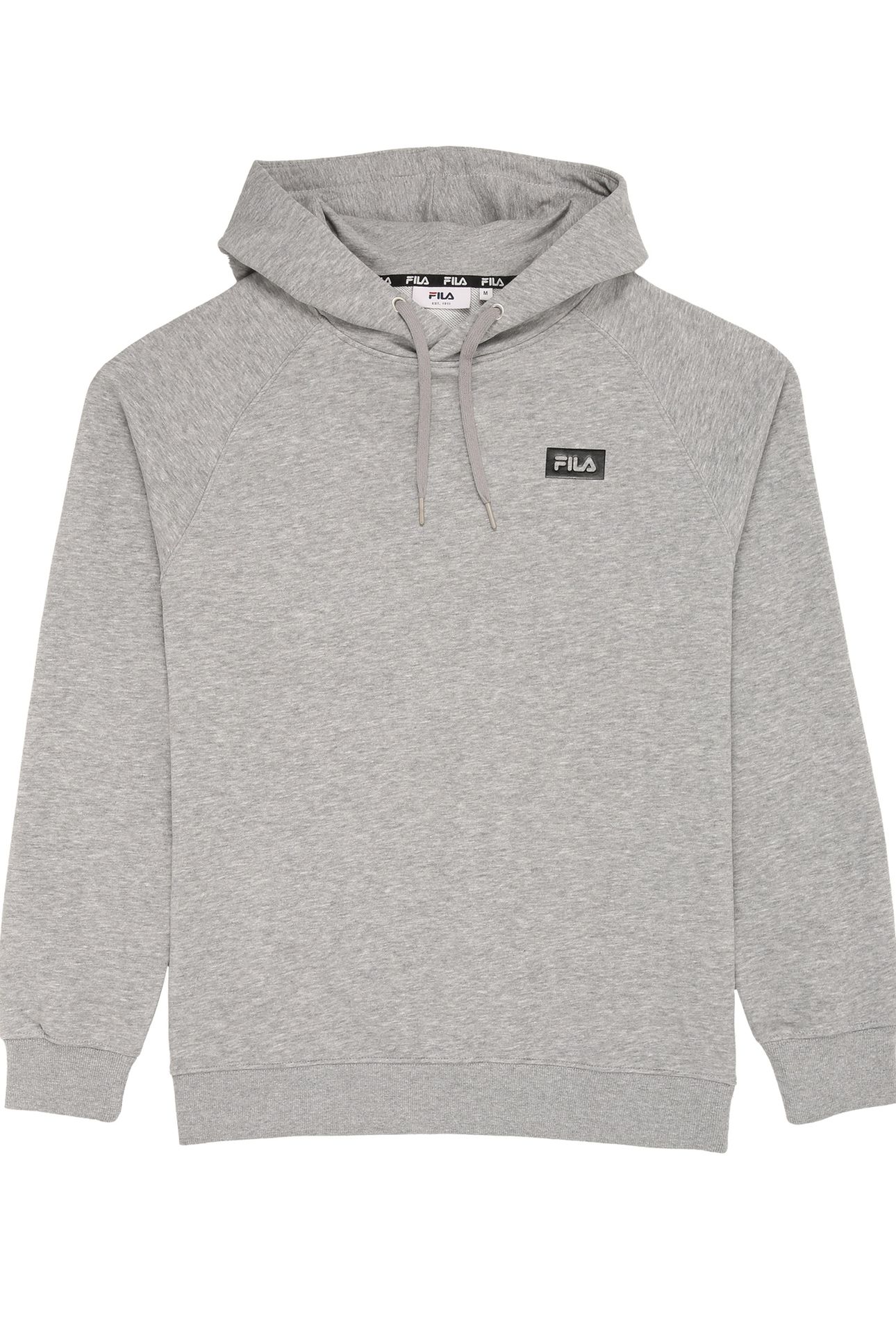 ZEDDAM LOGO HOODIE MEDIUM GREY MELANGE 1