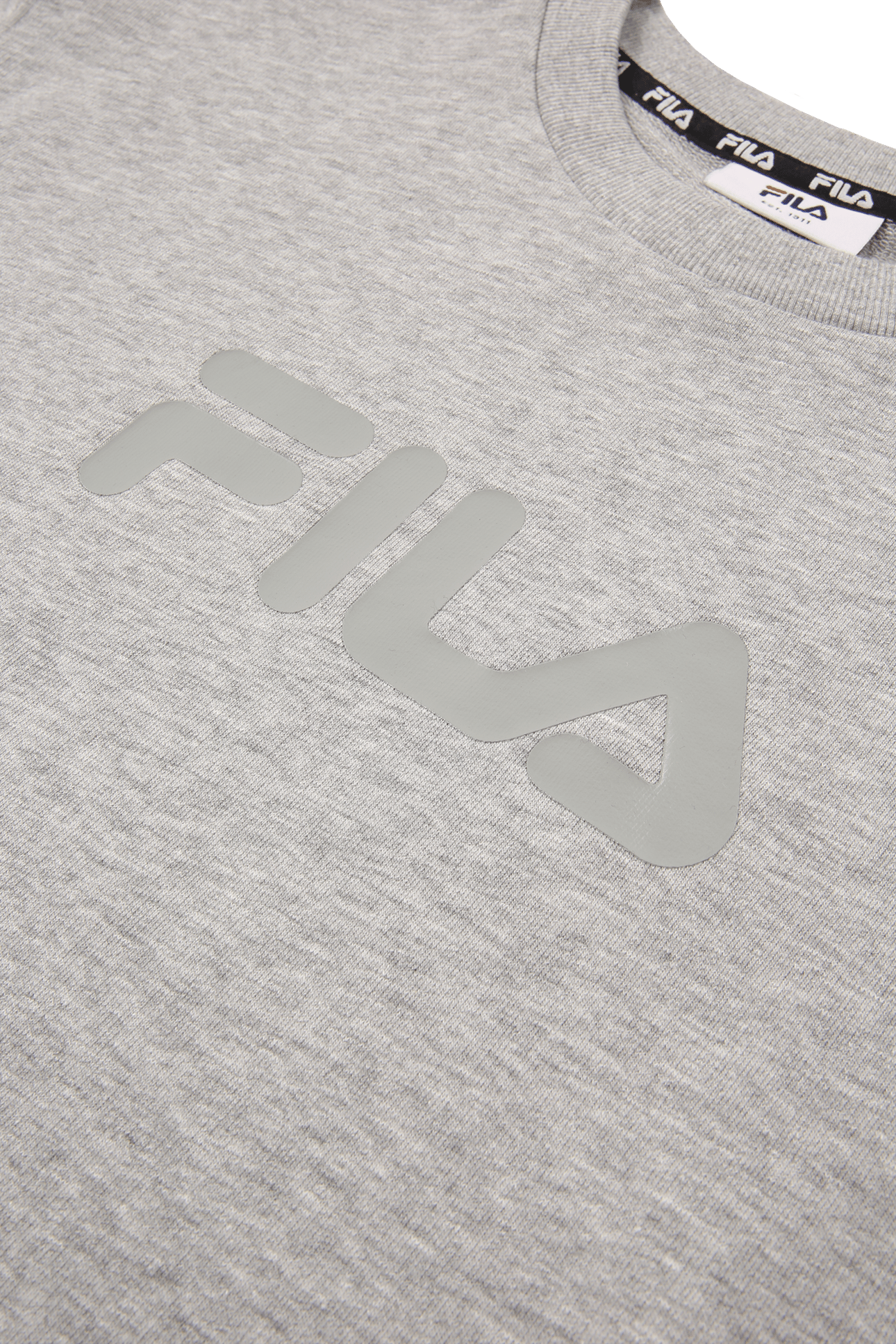 UNISEX ZANTEN LOGO CREW SWEAT MEDIUM GREY MELANGE 3
