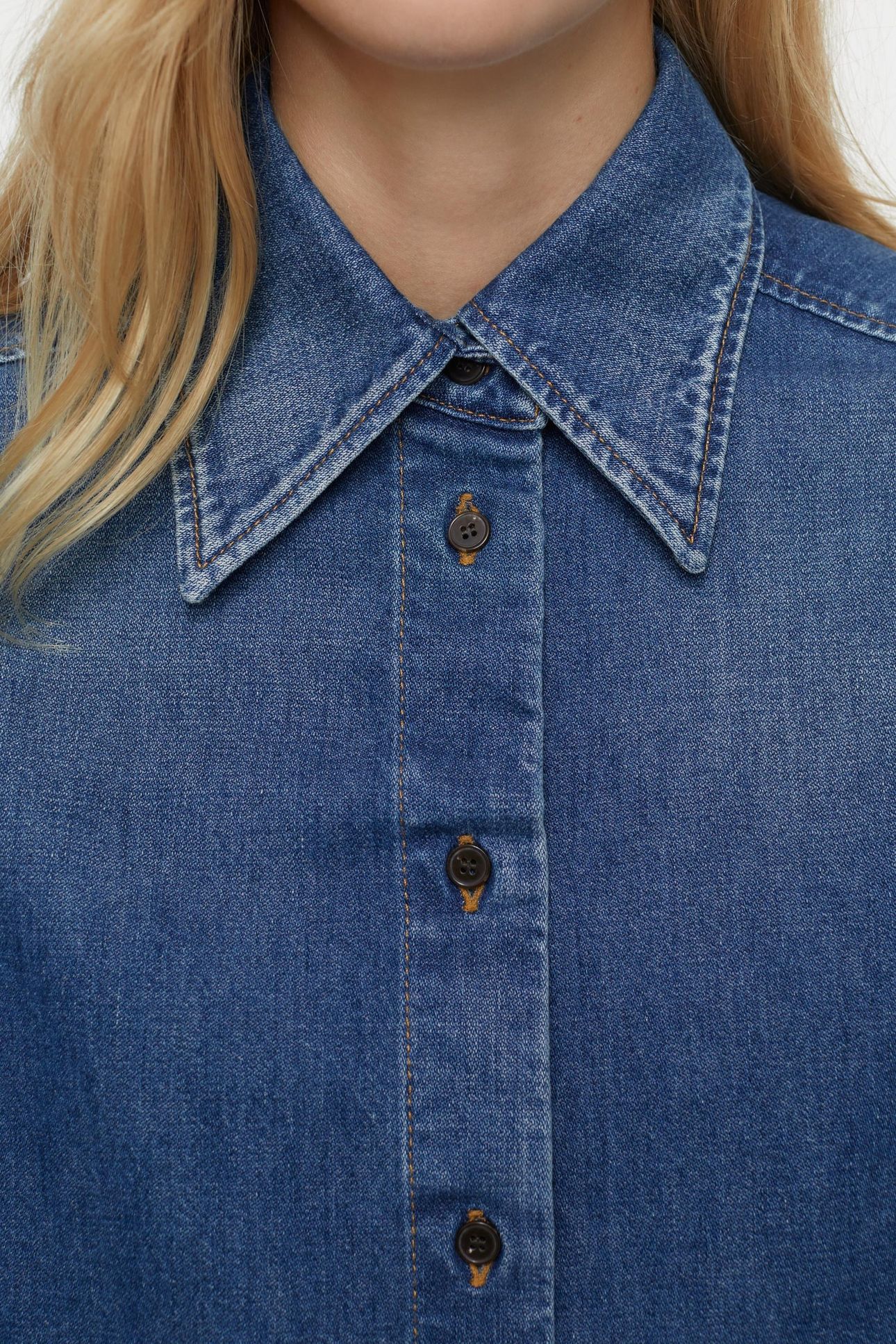 BOXY LONG SLEEVE SHIRT DARK BLUE 6