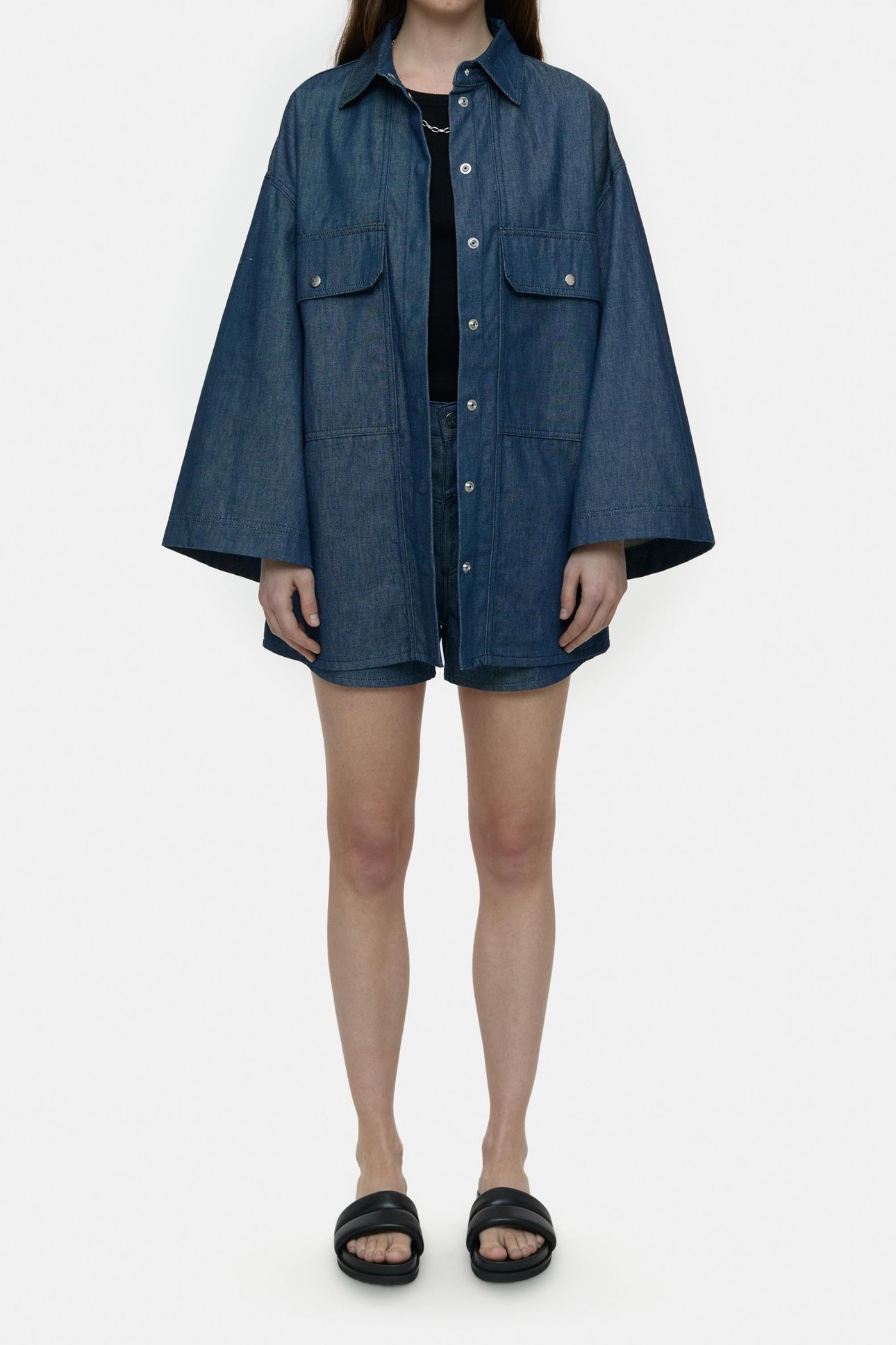 BOYFRIEND SHIRT DARK BLUE 2