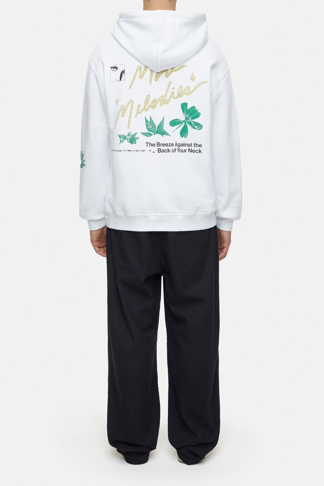 PRINTED HOODIE T-SHIRTS WHITE 3