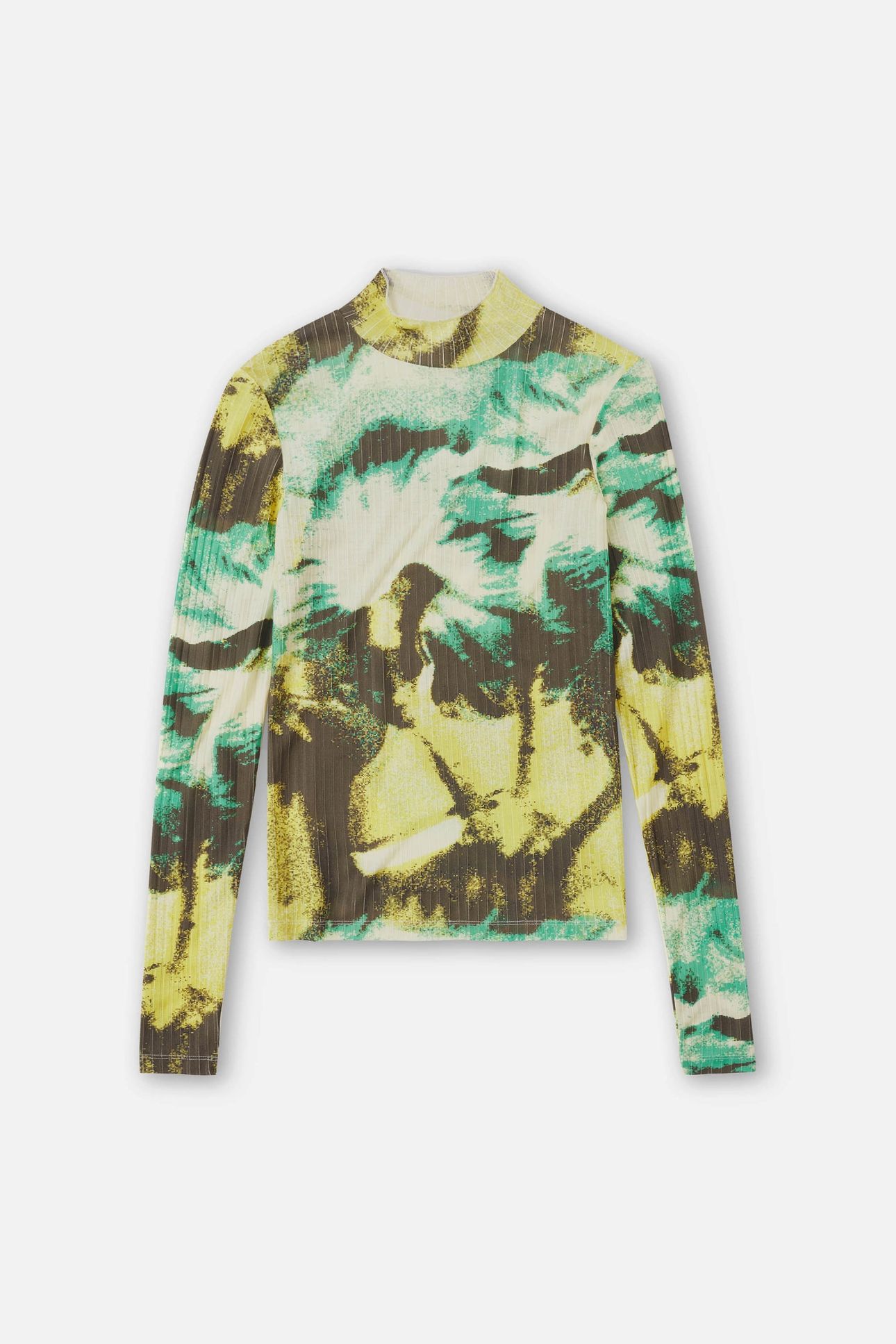 MOCK NECK LONGSLEEVE T-SHIRTS PRIMARY YELLOW 4